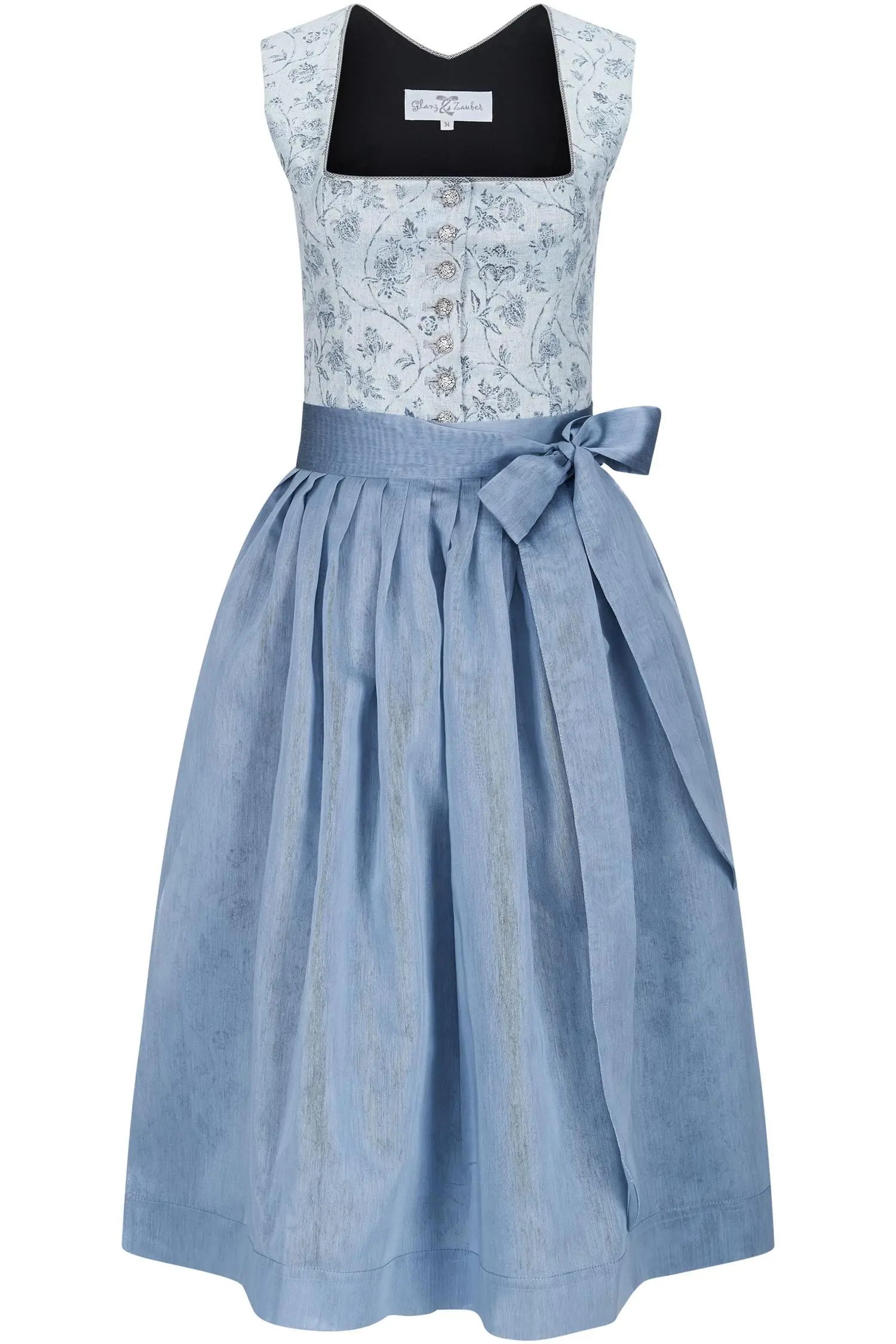 Dirndl in hellblau von Glanz & Zauber Glanz & Zauber Dirndl hellblau
