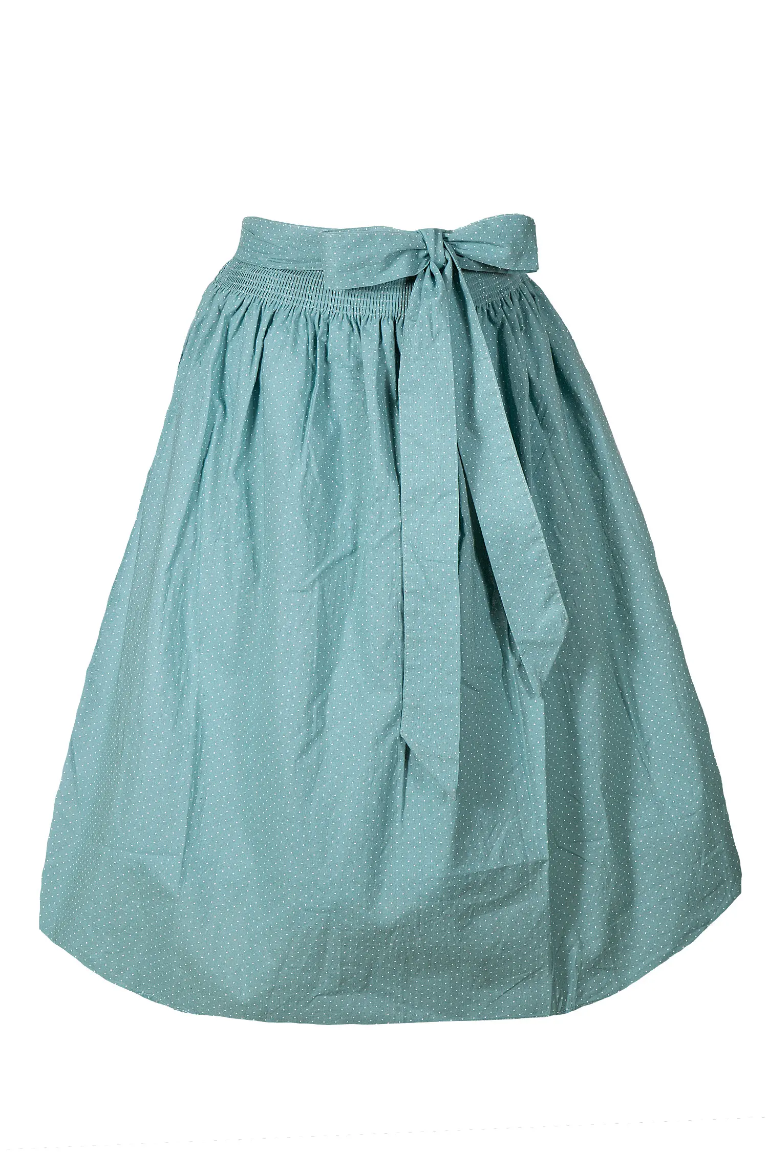 Süße Dirndlschürze in petrol 70 cm