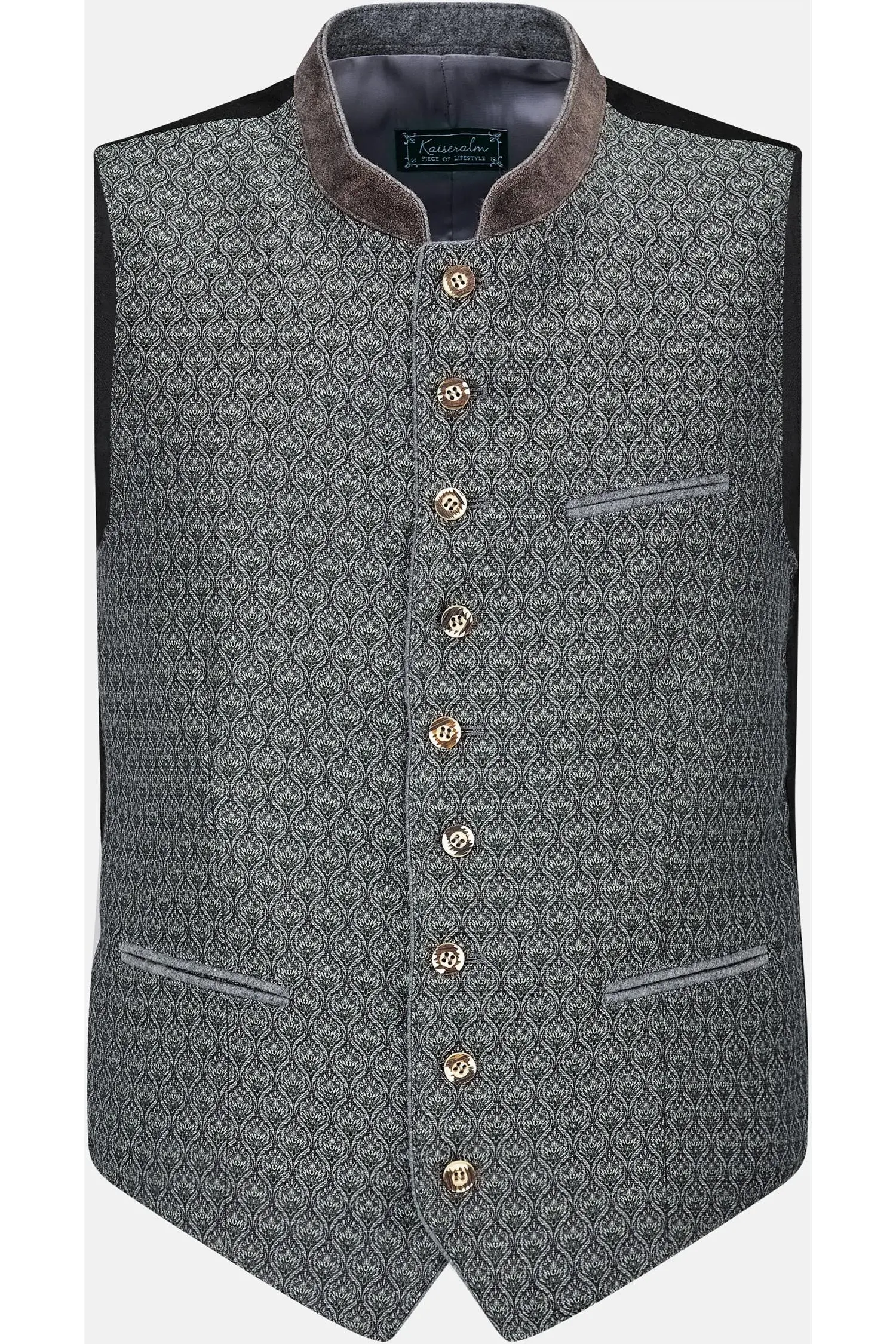 Kaiseralm Weste Brixen in dunkelgrün