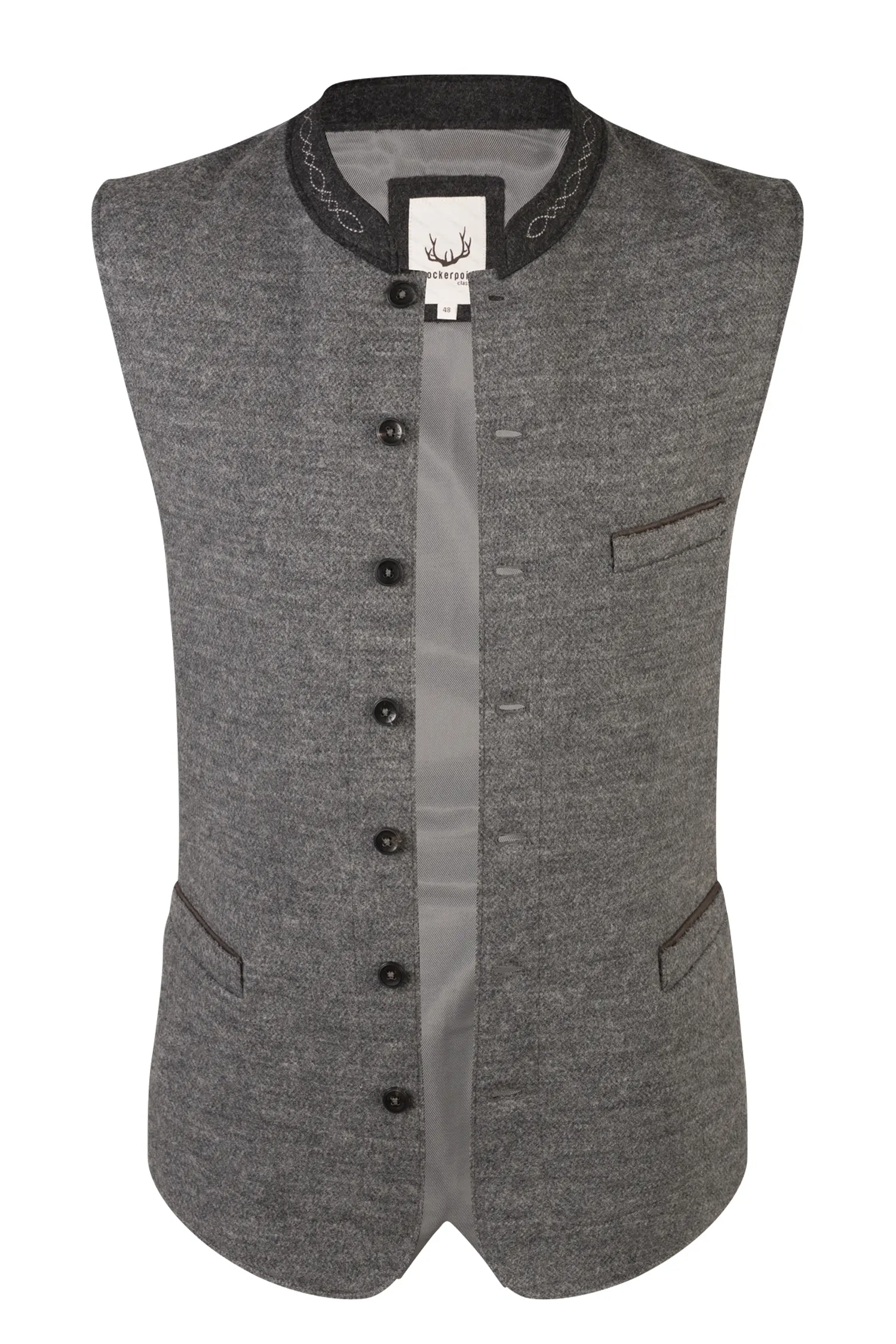 Trachtenweste Jules in grau