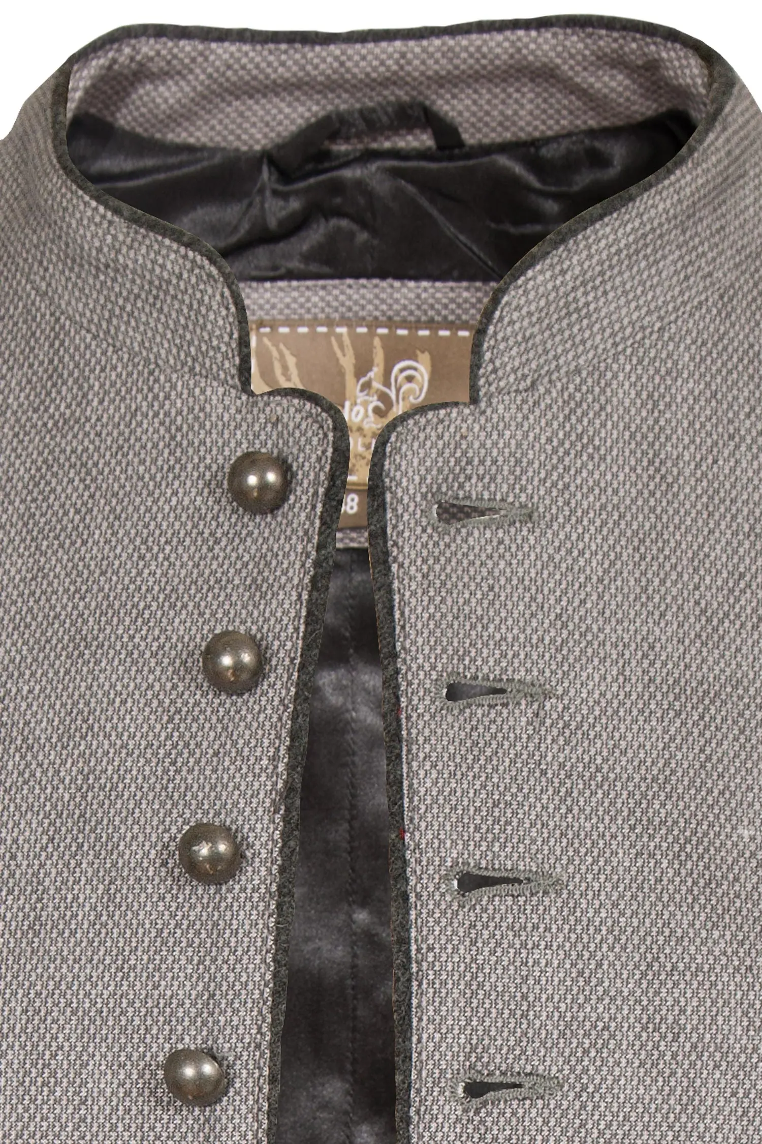 leinenweste-grau-herren-tracht-1344-0088-gr7-20-03a-6977-b Trachtenweste Agan in grau aus Leinen Kragen