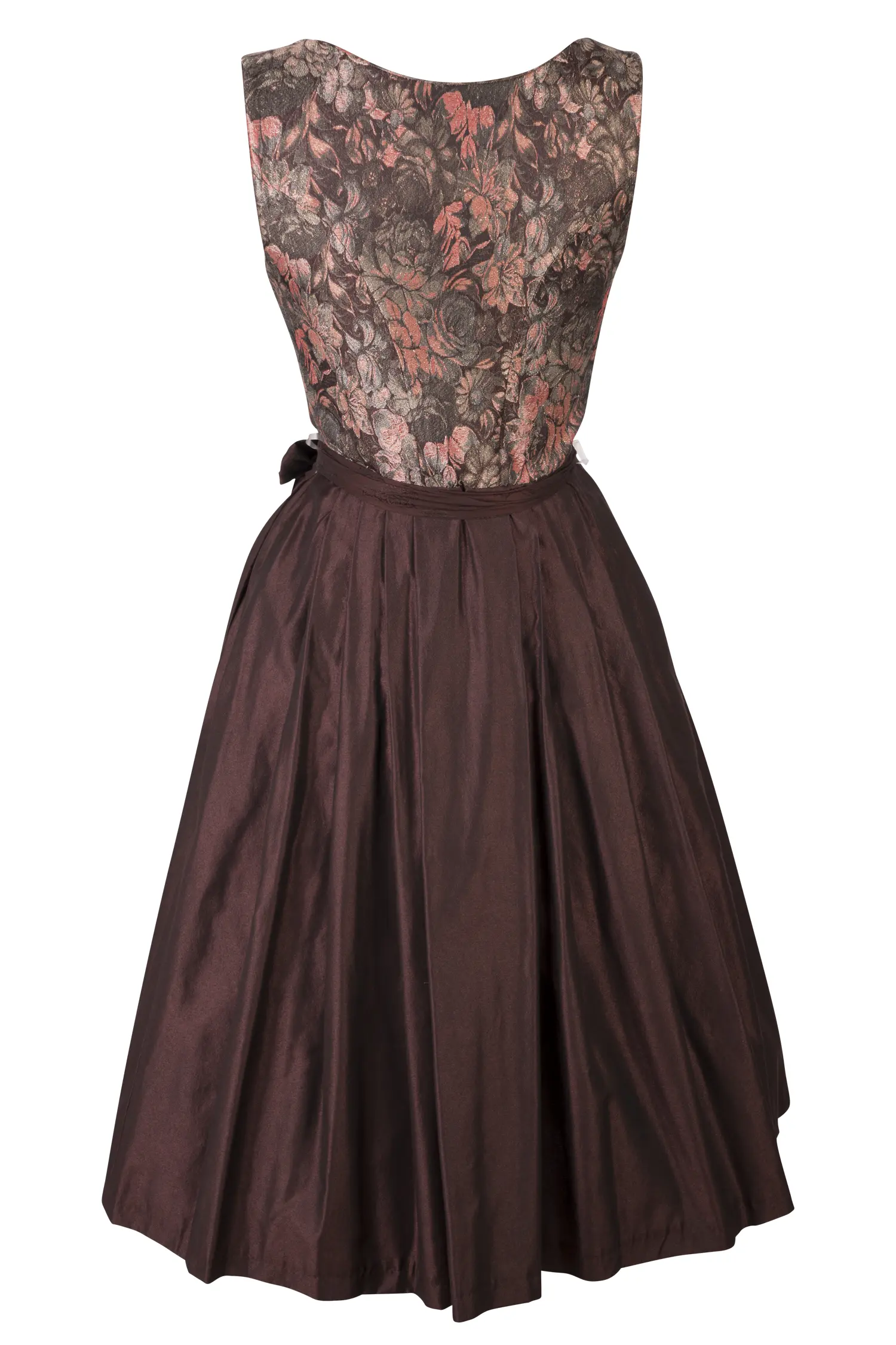 Dirndl Isabella in bordeaux - Rückansicht