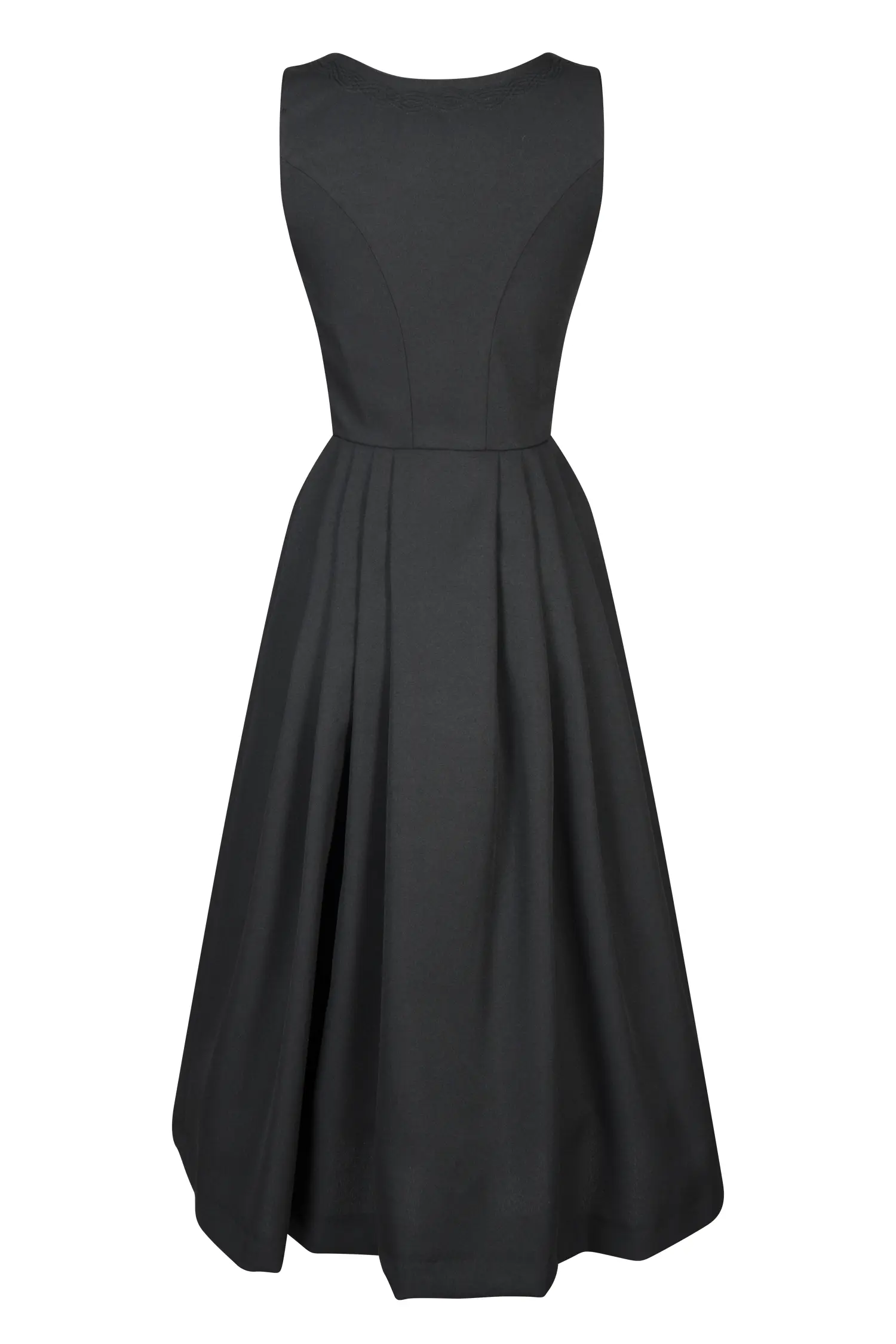 Gastrodirndl Inge in schwarz - Rückansicht