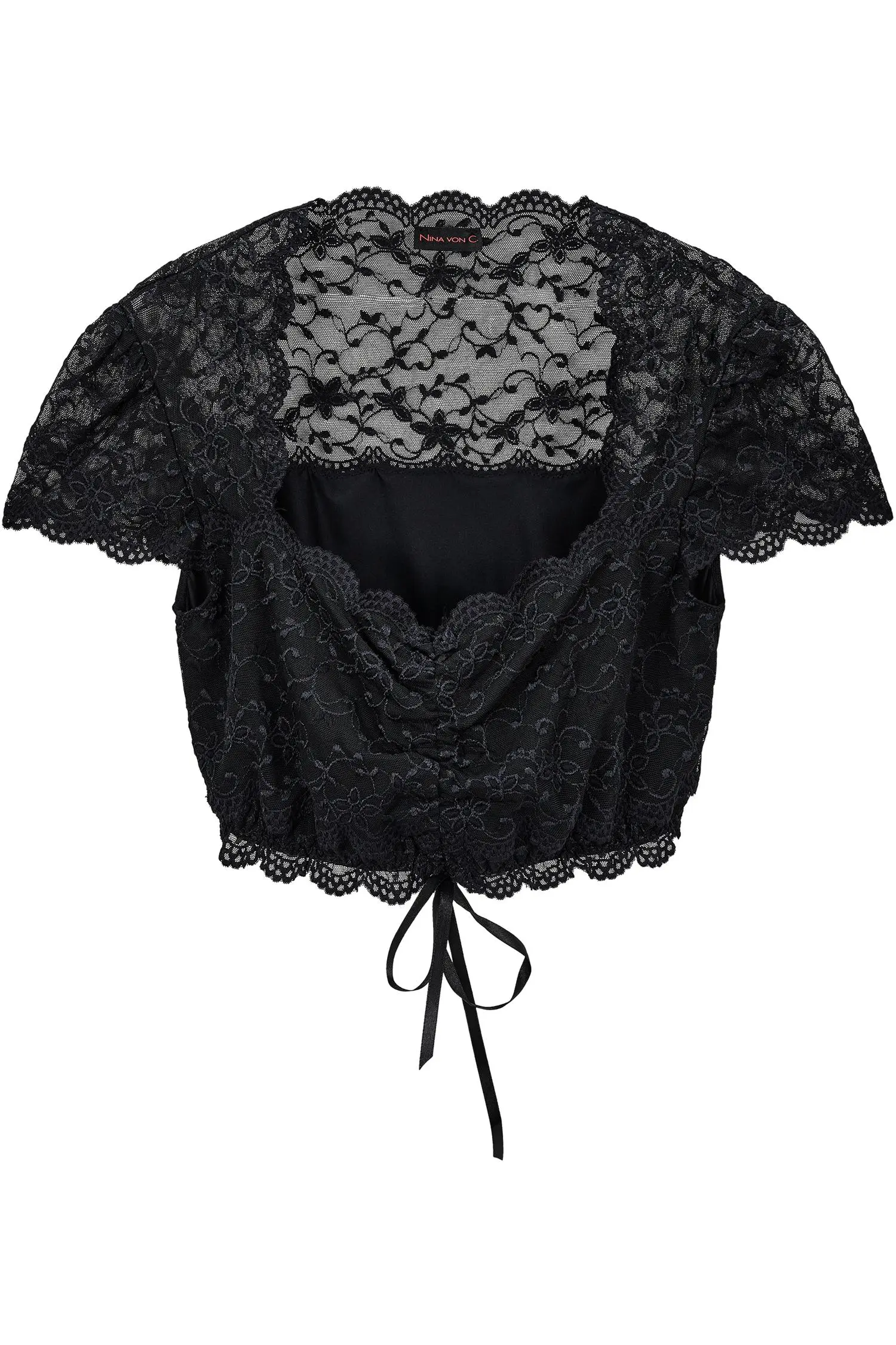 Nina von C Bluse in Schwarz