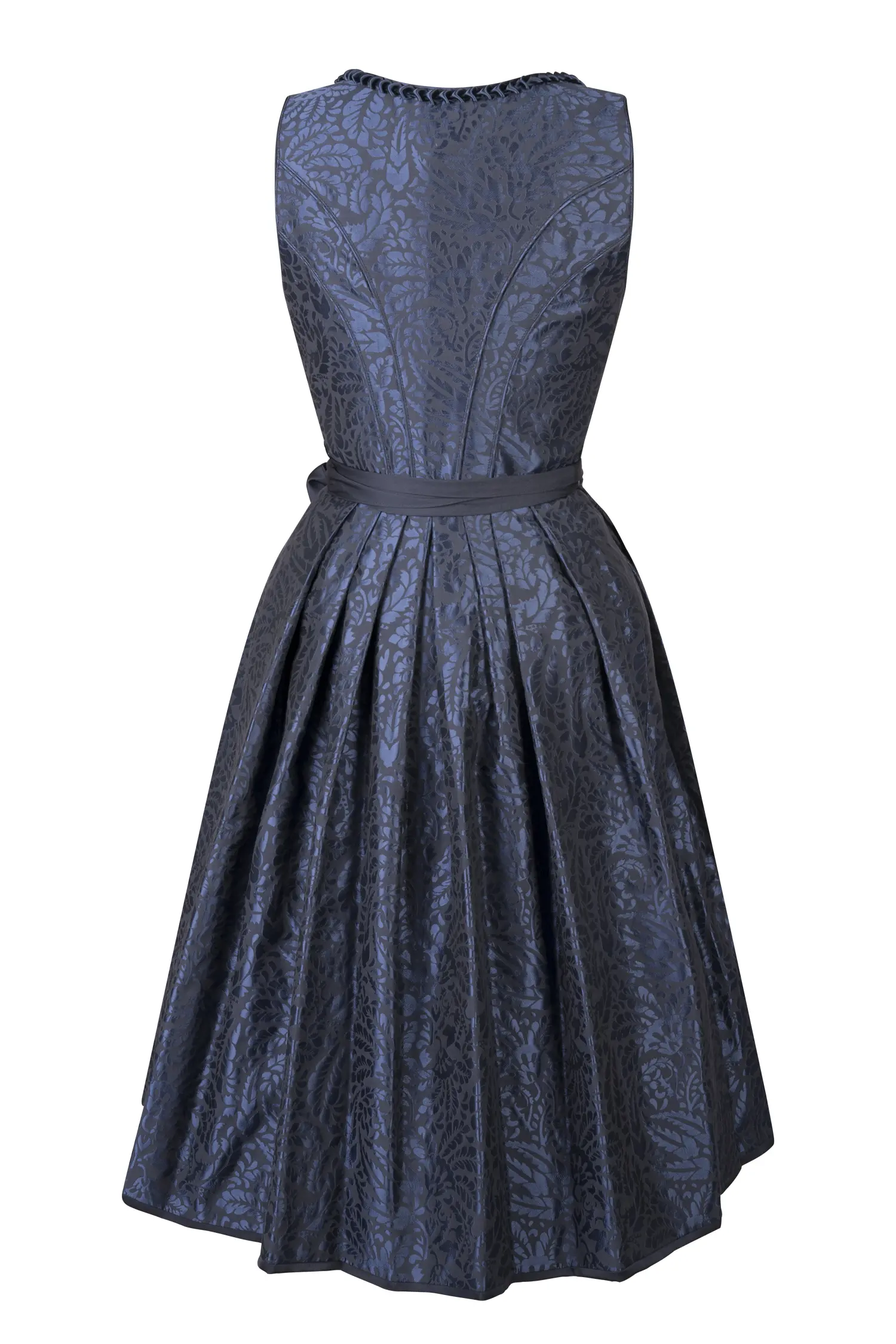 Krüger Dirndl in Blau Rückansicht