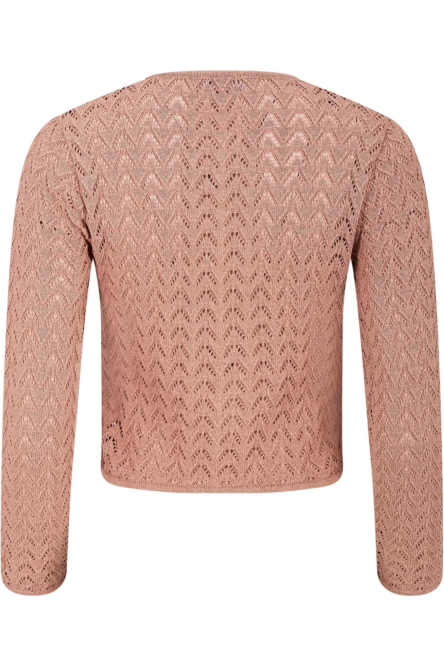 Altrose farbige Strickjacke Huberin 2