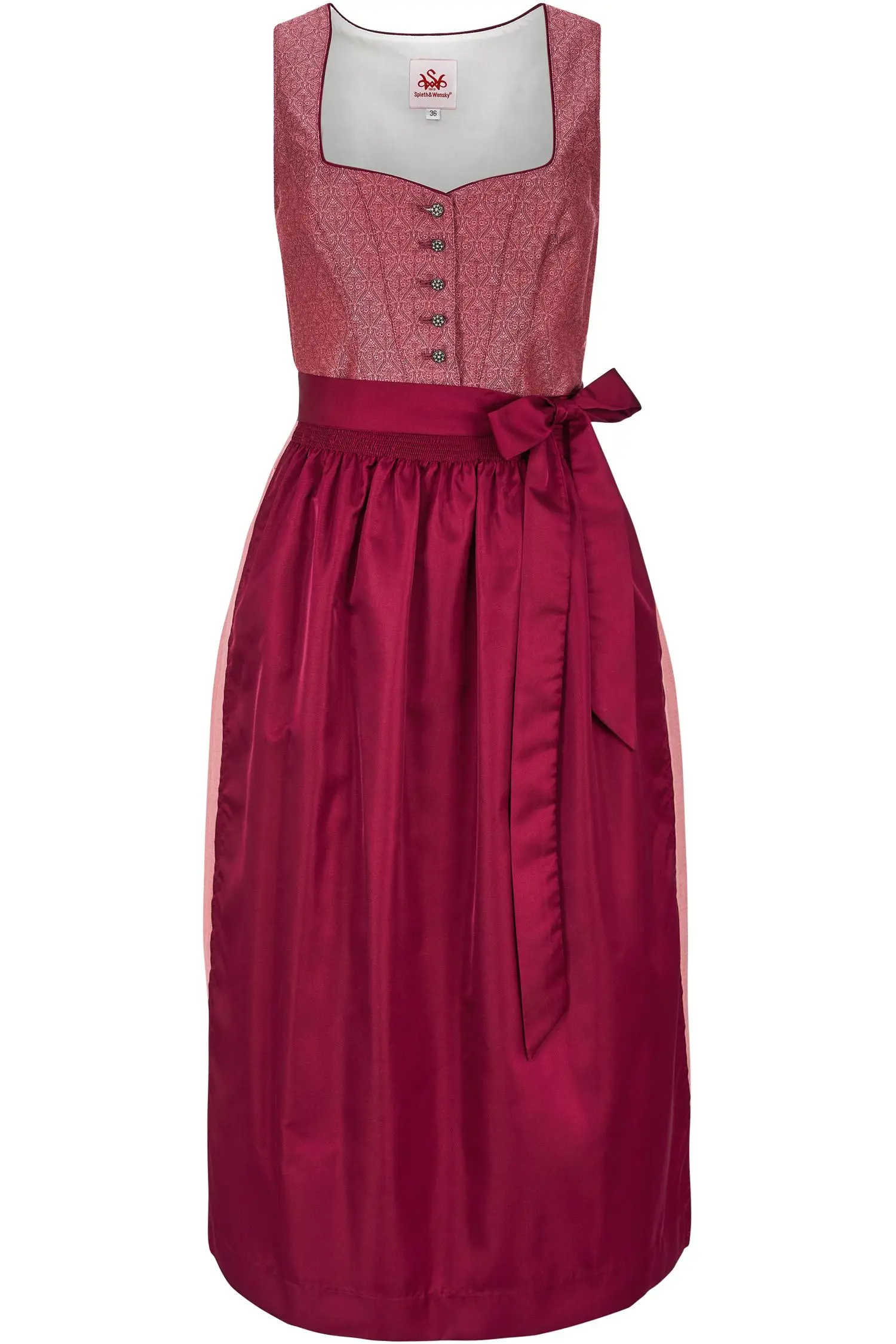 Spieht & Wensky Dirndl Feodora in Rosa