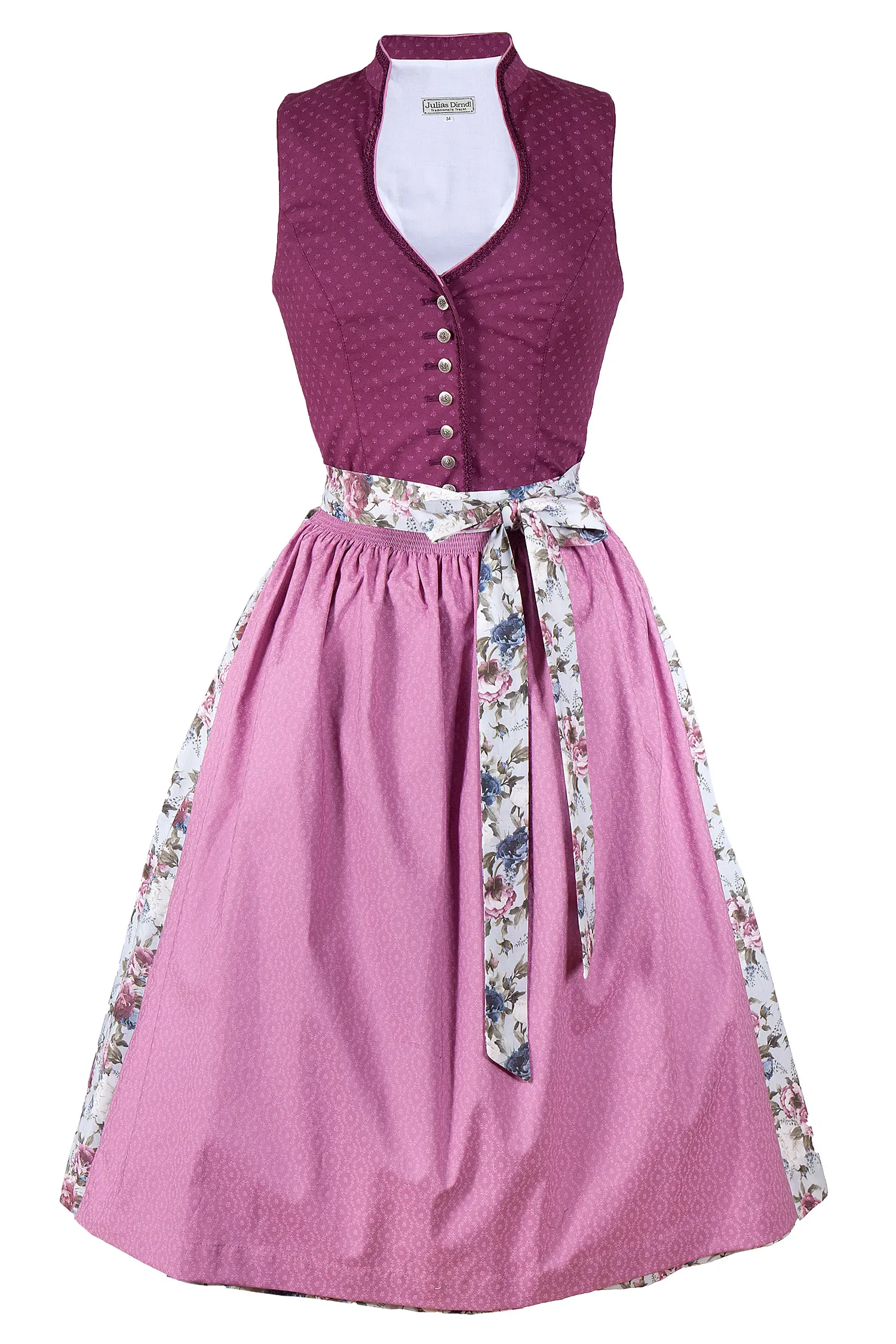 Midi Dirndl Laurita in beere 
