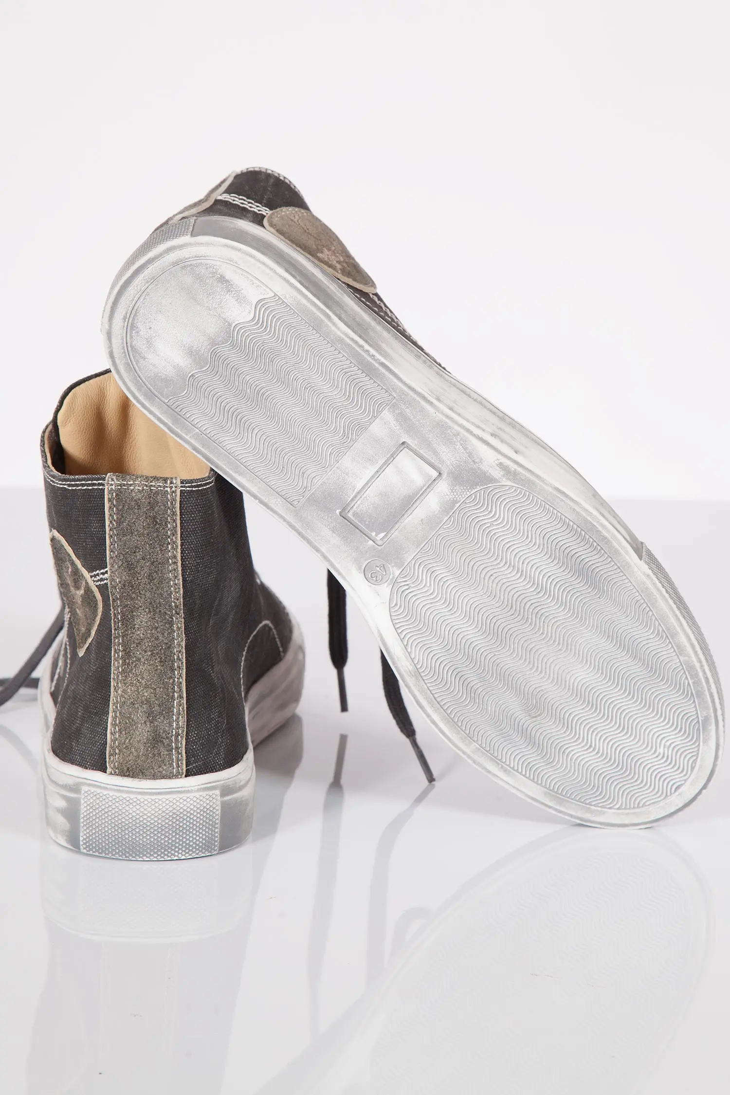 Trachen Sneaker Luis aus Textil in schwarz Sohe