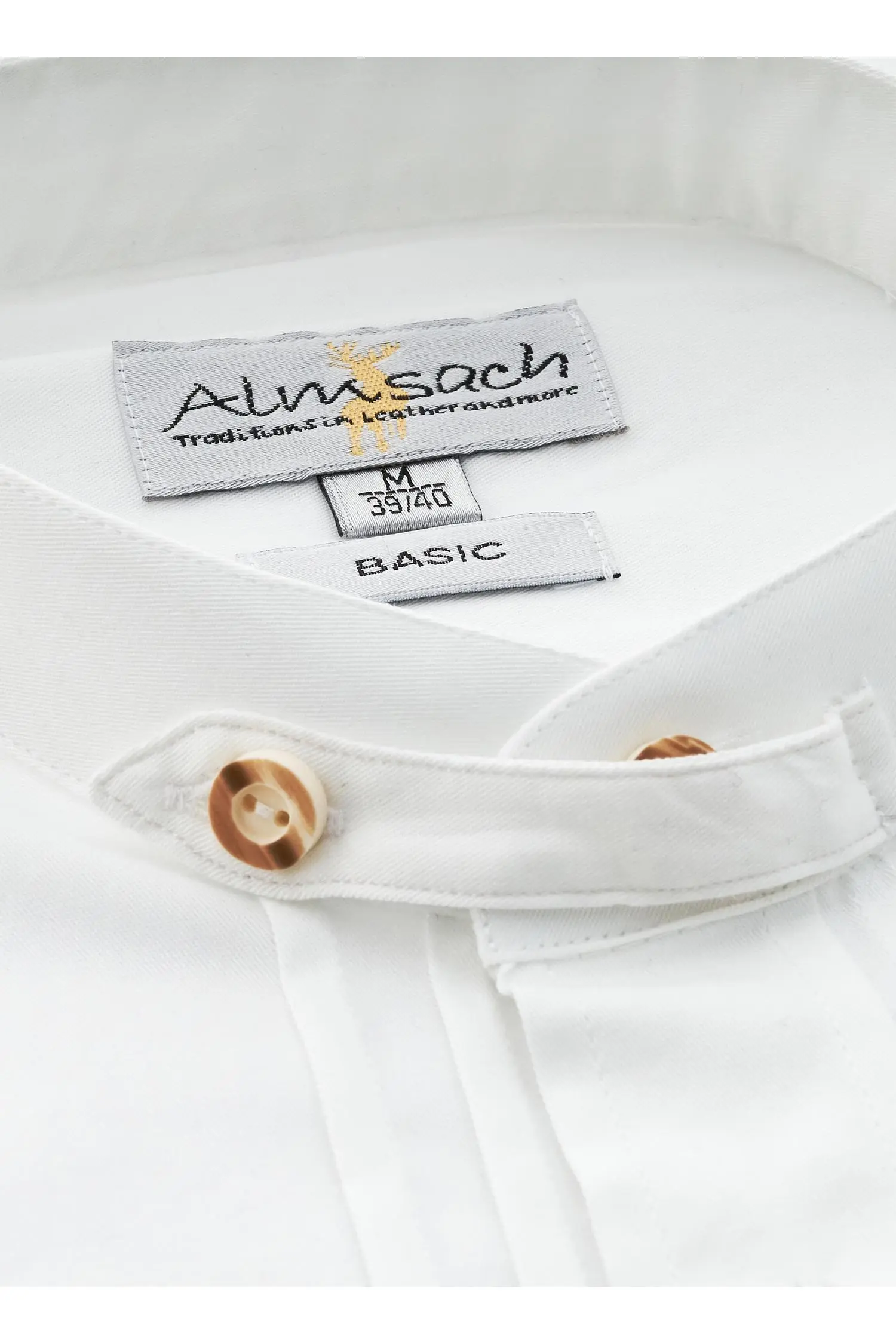 Dezentes Weißes Biesenhemd von Almsach