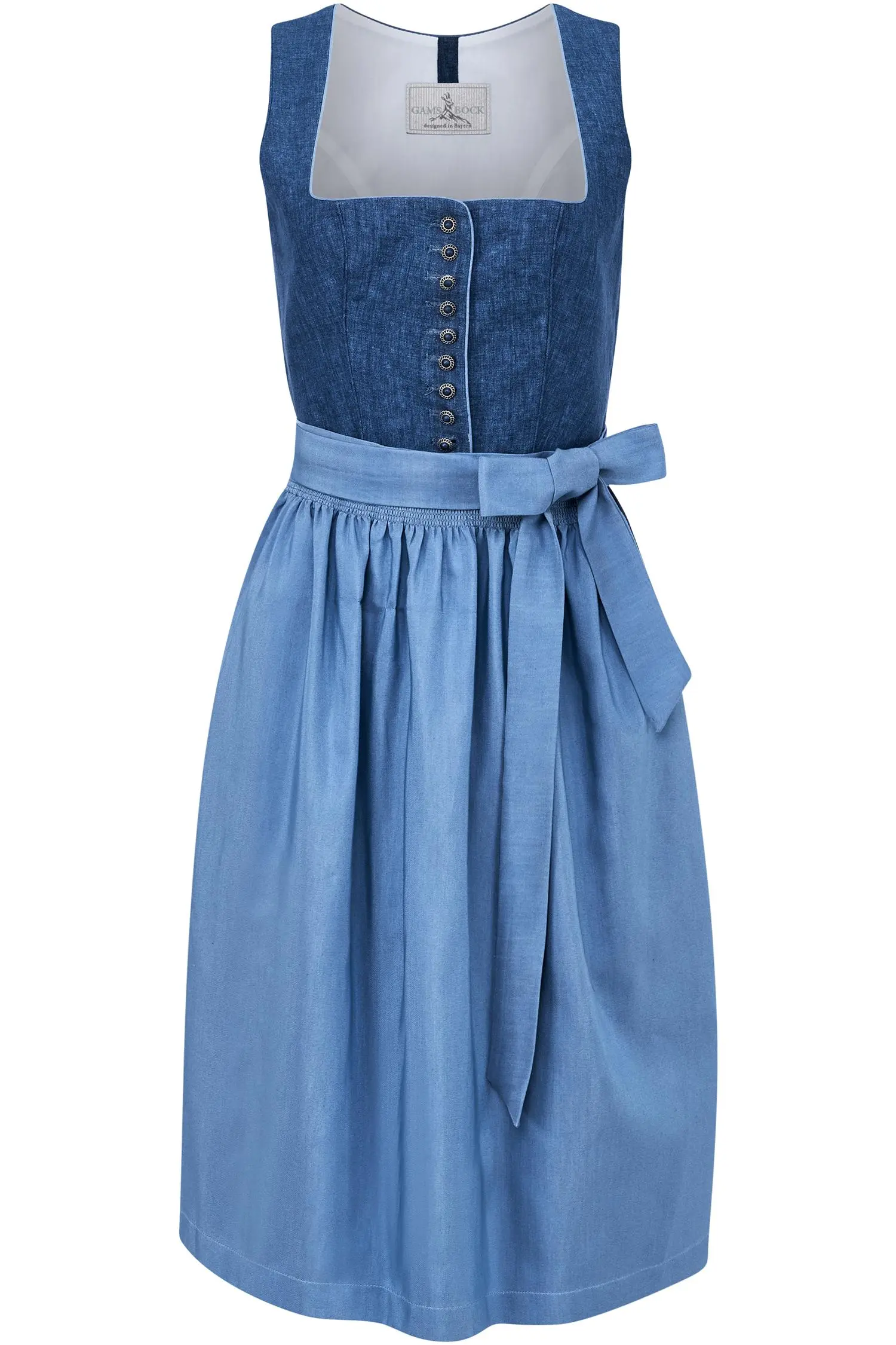 Dirndl Dana von Gamsbock in Blau Gamsbock Dirndl DANA in Blau