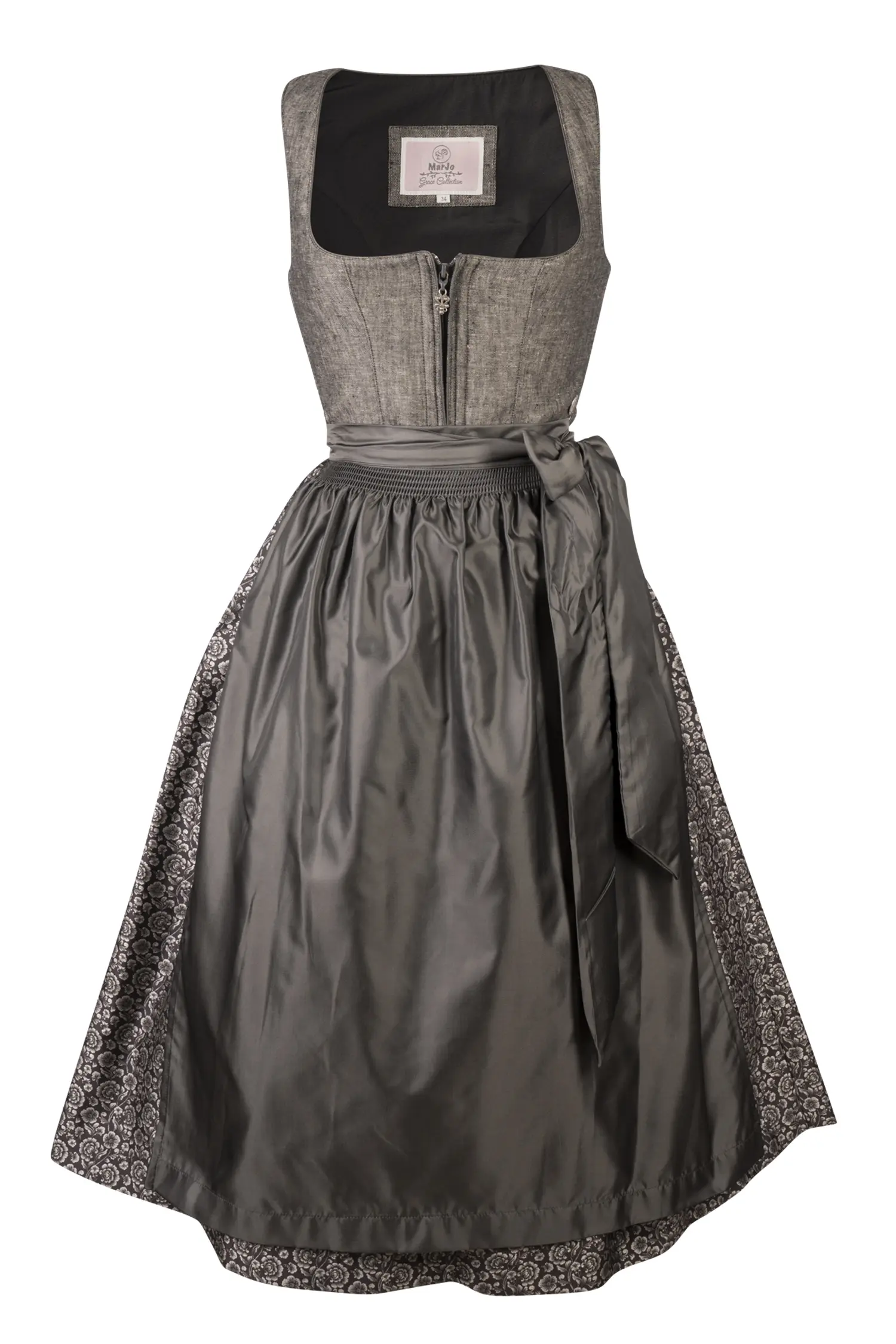 3094-1284-gr8-24-04-2504857 Dirndl Gusta in Dunkelgrau