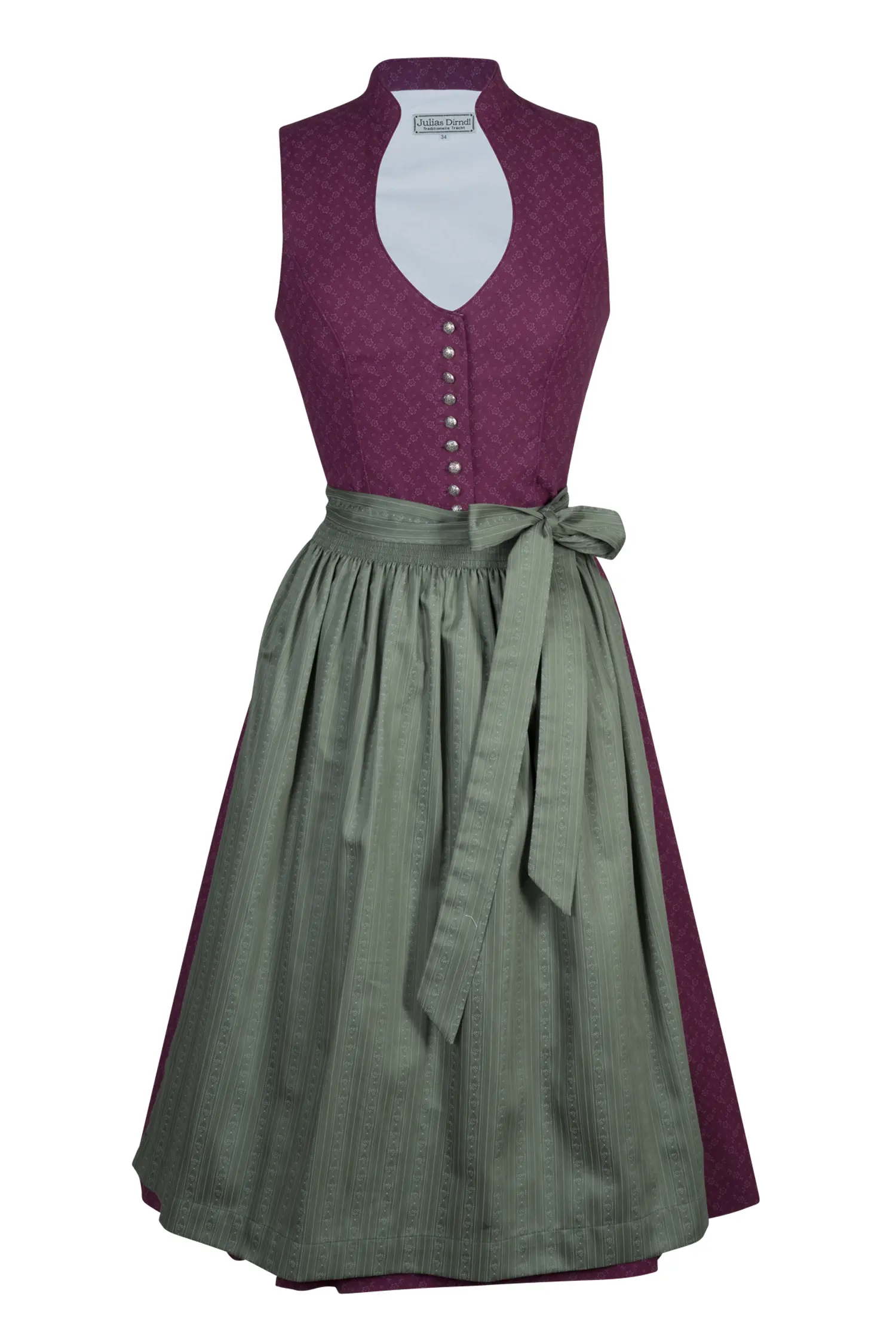 Dirndl Laurita mit V-Ausschnitt
