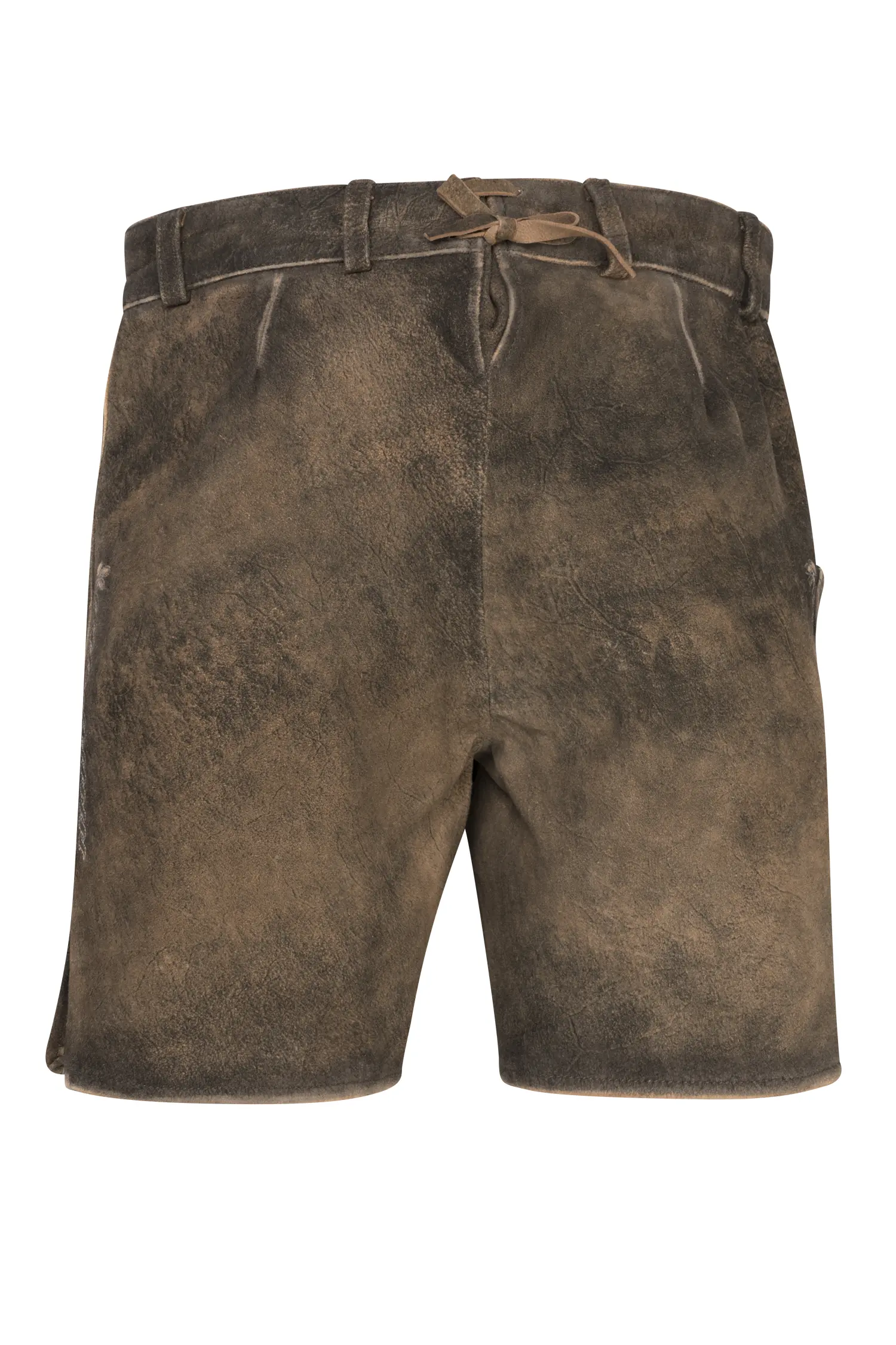 Lederhose Zellersee in Braun Rückansicht