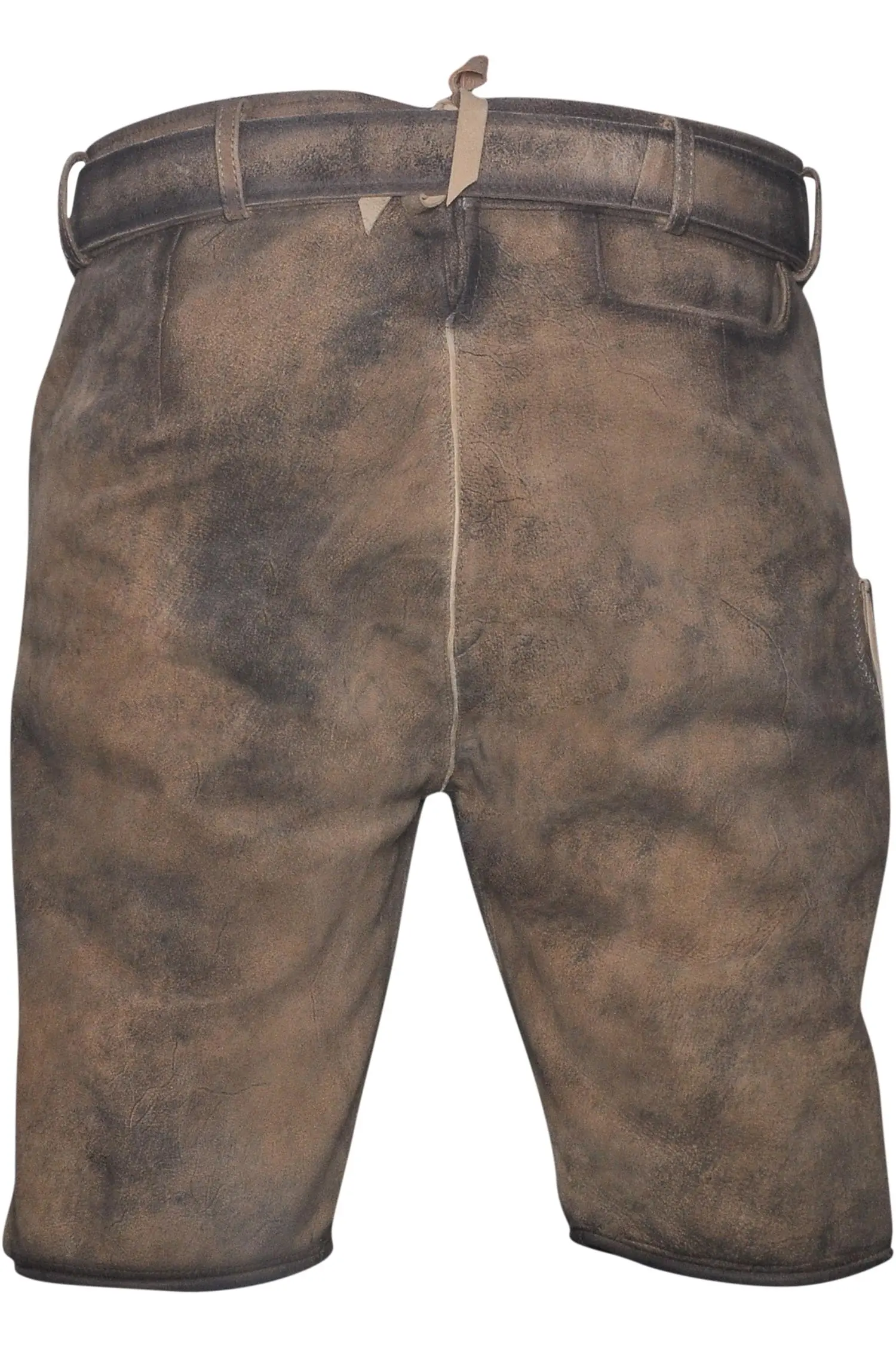 Kiefer Lederhose in Braun von Gamsbock