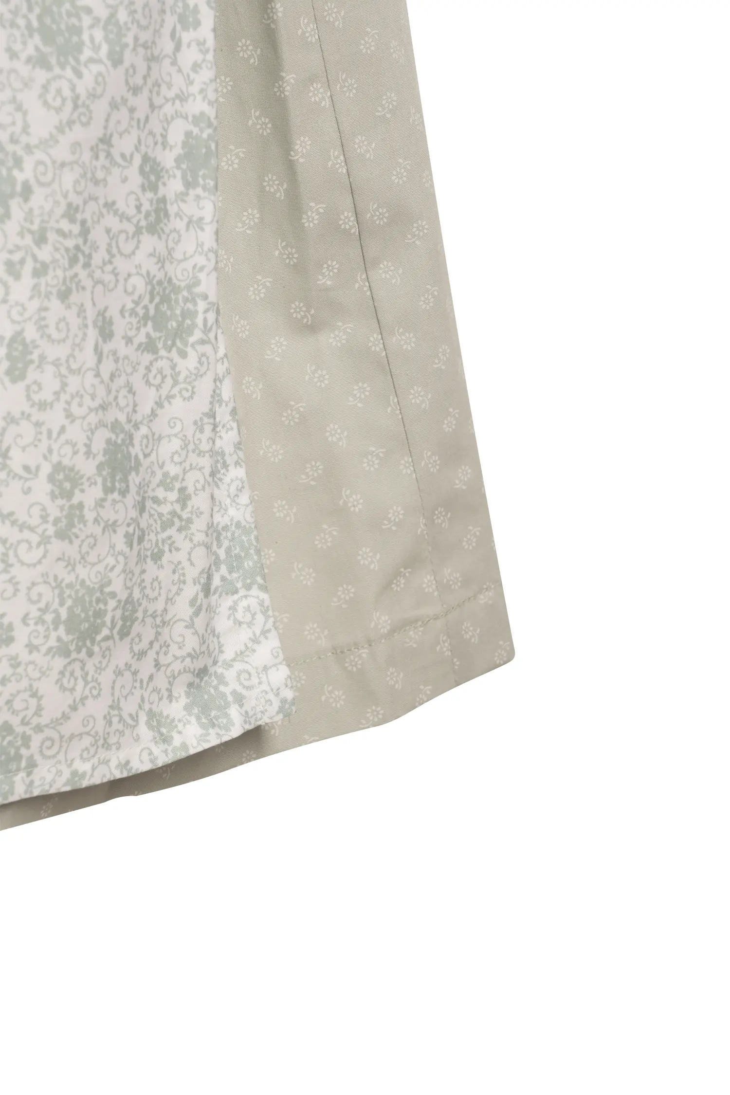 Dirndl Megan in Salbei Farben Detail Rock