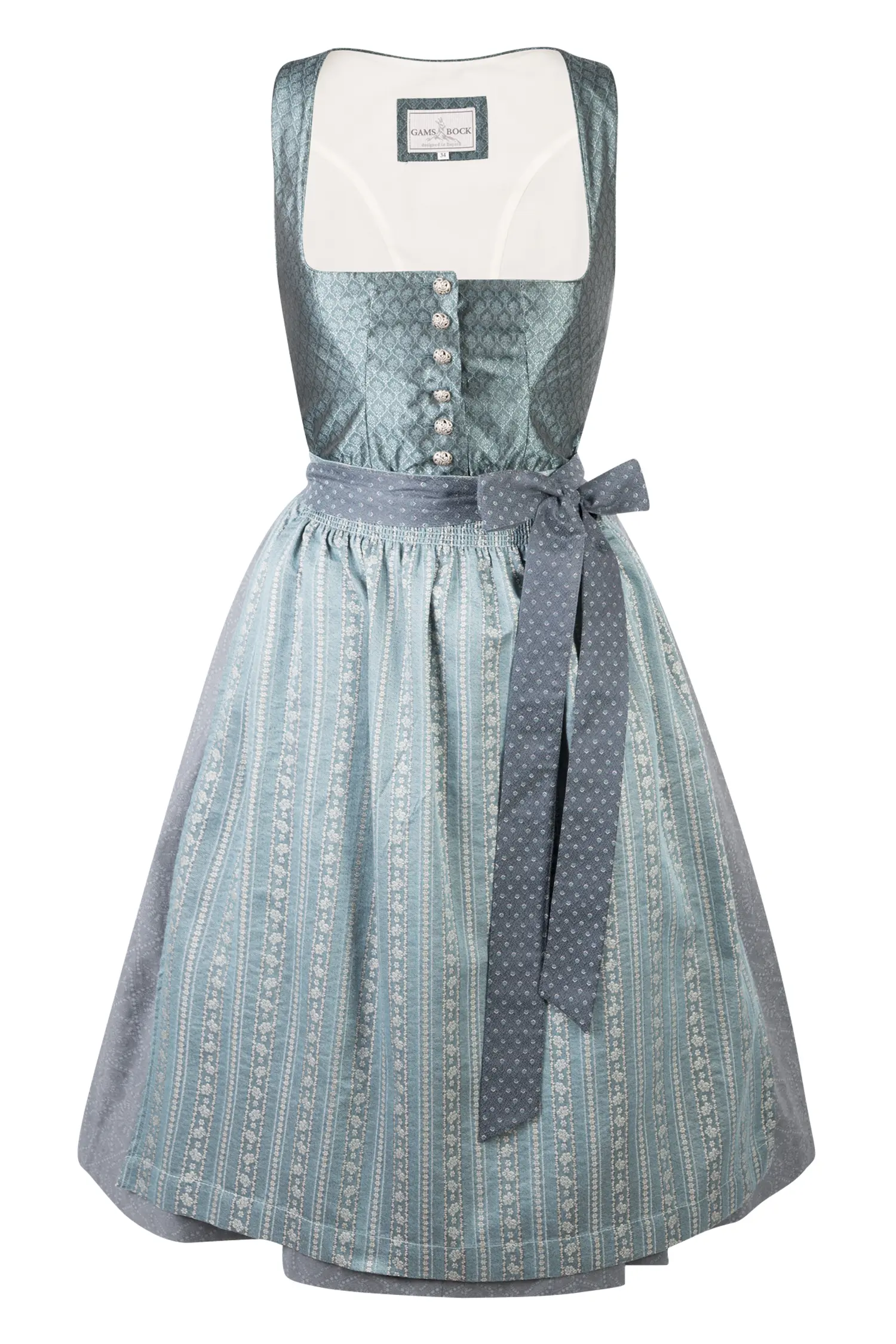 Gamsbock Dirndl Barbara in petrol