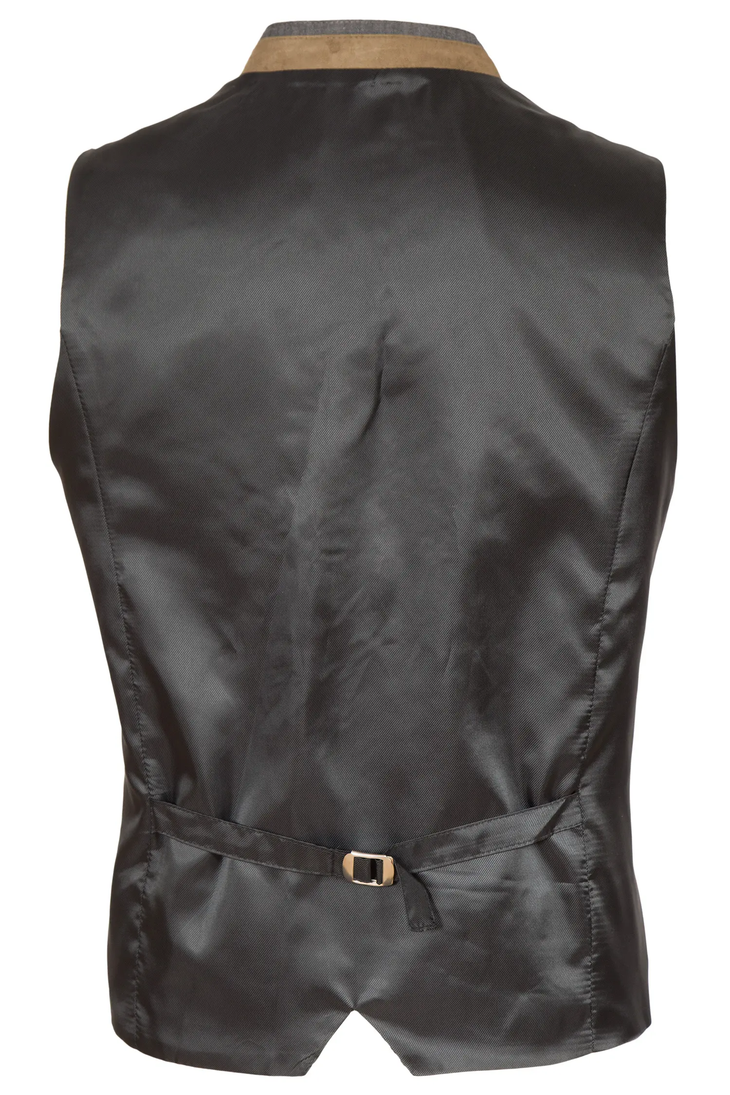 stretch-trachtenweste-grau-1345-0169-gr5-20-08d-3377-c Herren Trachtenweste in dunkelgrau mit Stretch hinten
