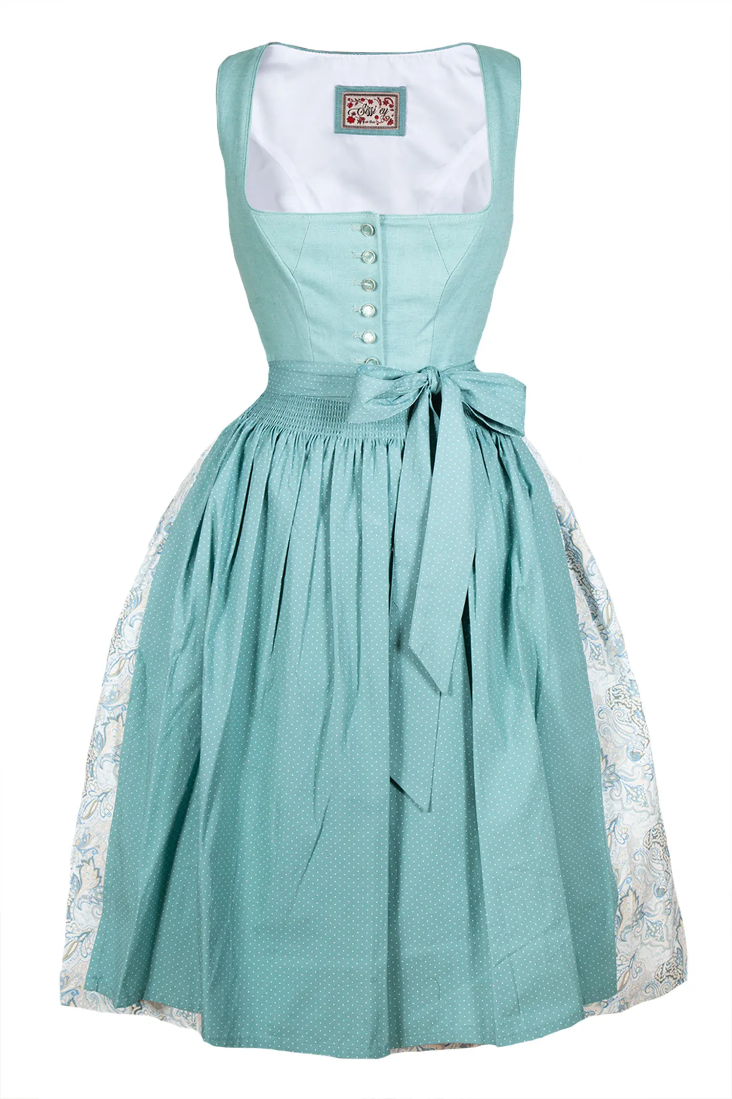 Traditionelles Dirndl von Sissi ey! in petrol