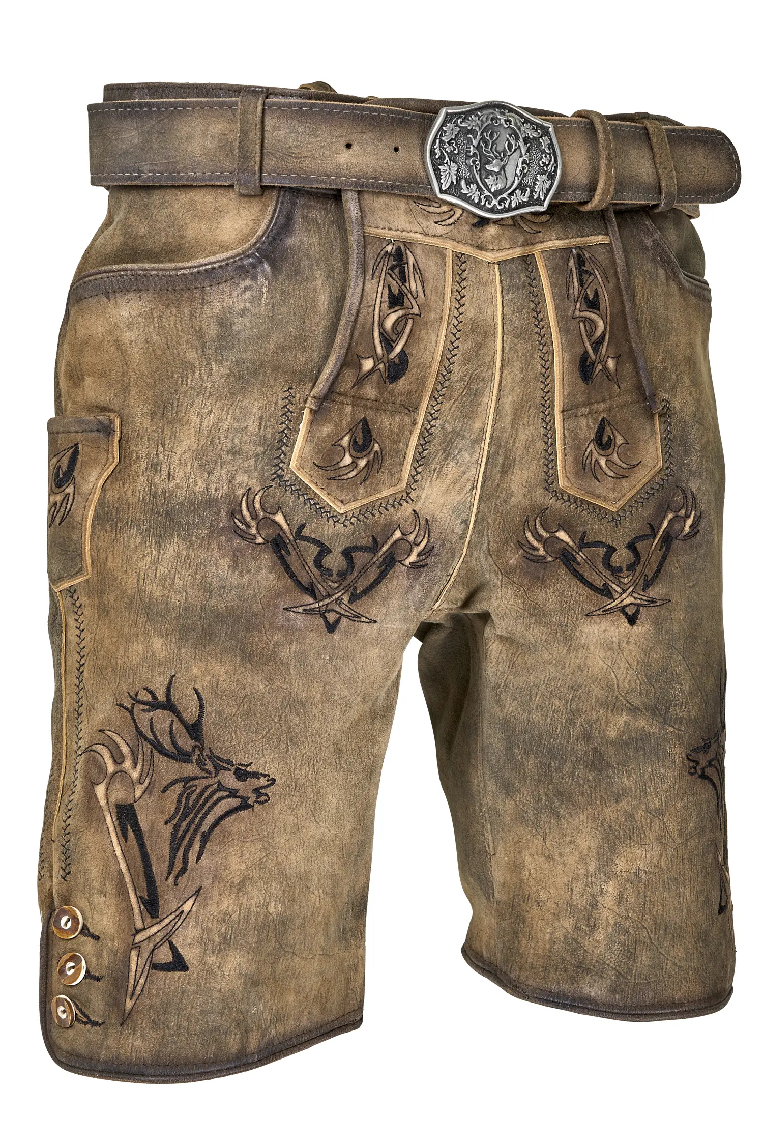 Lederhose braun Maddox