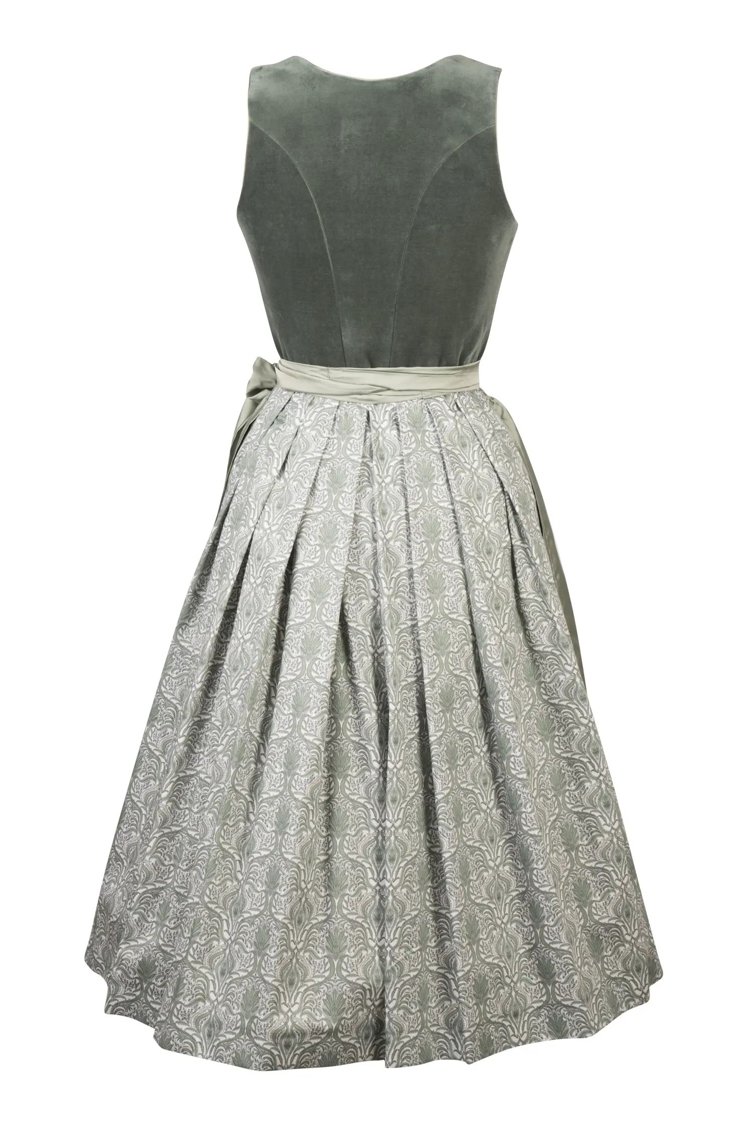 Dirndl Lauri in Grün Rückansicht