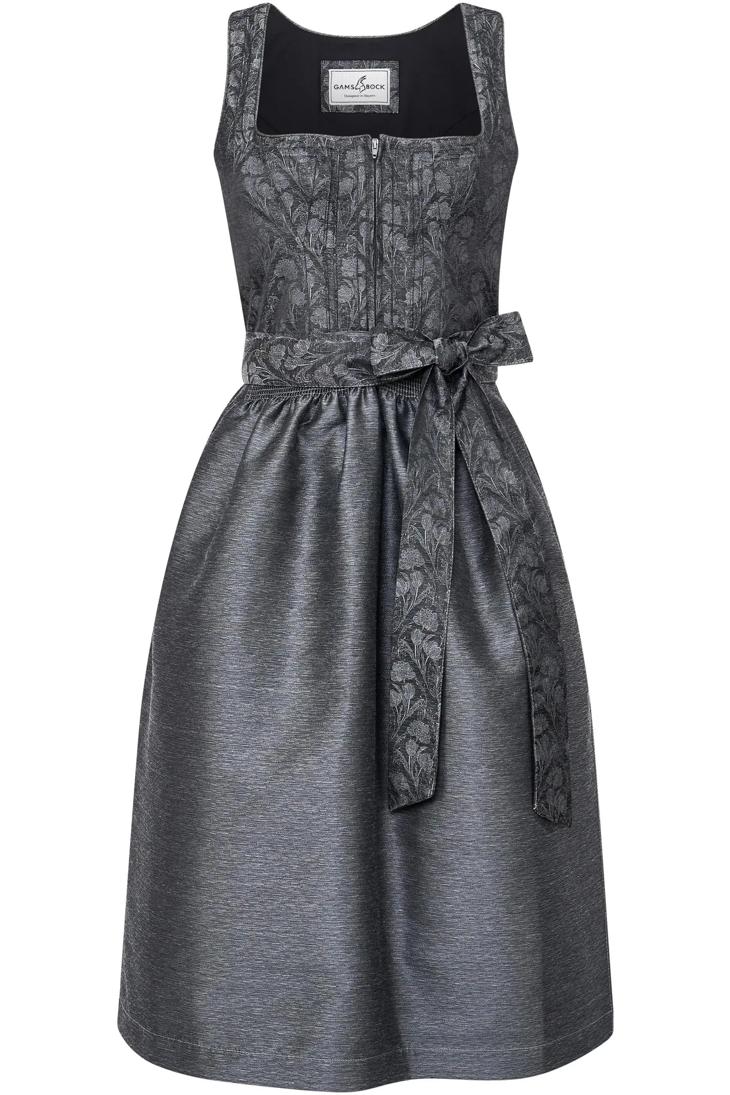 Dirndl Barbara von Deiser Trachten in Anthrazit Dirndl Barbara von Gamsbock