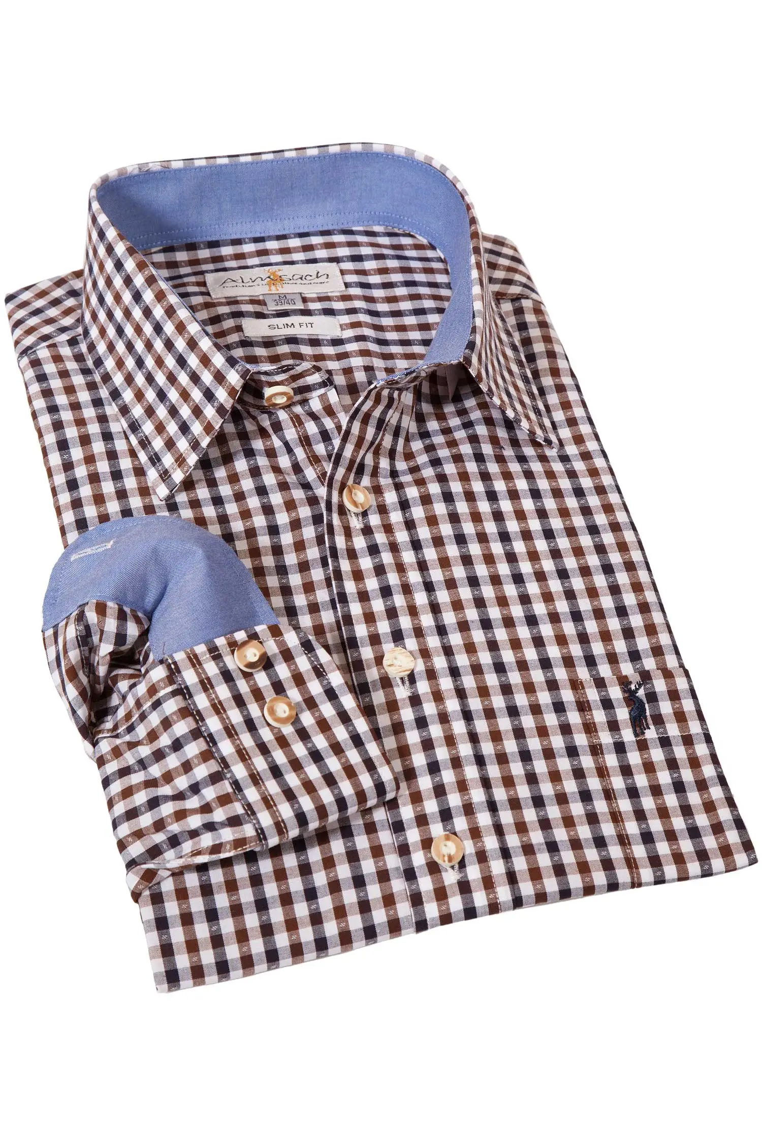 trachtenhemd-kariert-schwarz-braun-1521-1264-br7-19-03b-5769-a Trachtenhemd kariert in braun und schwarz