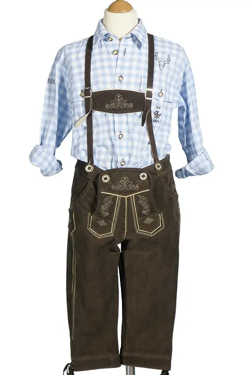 file_055a007a6ee2e2 Kinder Lederhose als Kniebundhose mit Träger 5