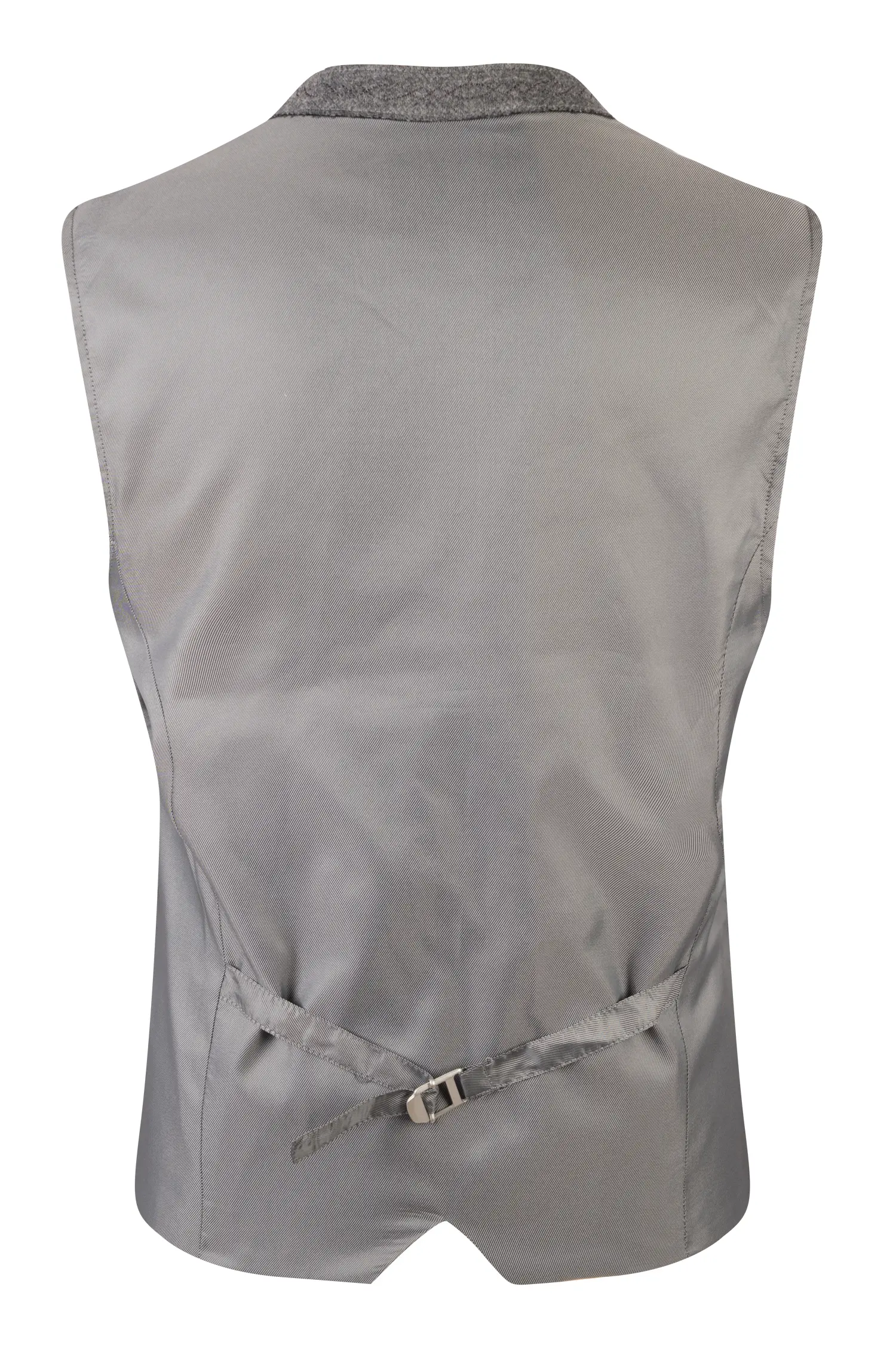 Trachtenweste Jules in anthrazit - Rückansicht