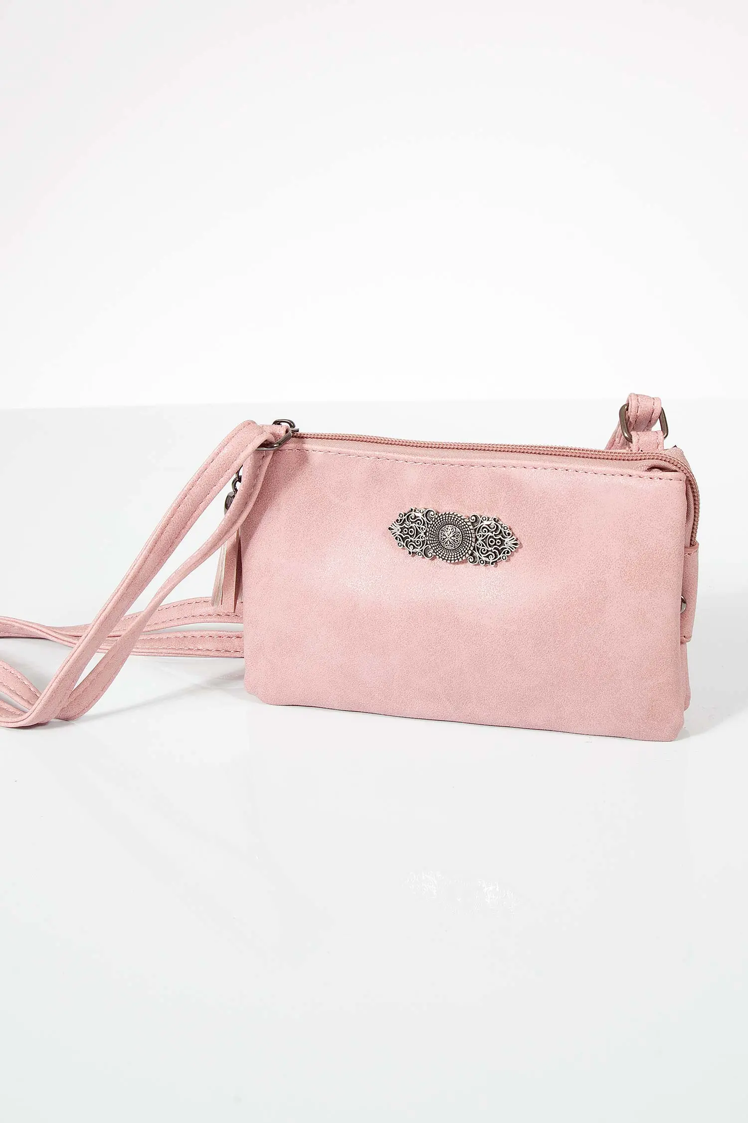 Kleine Trachtentasche in rosa zum umhängen 