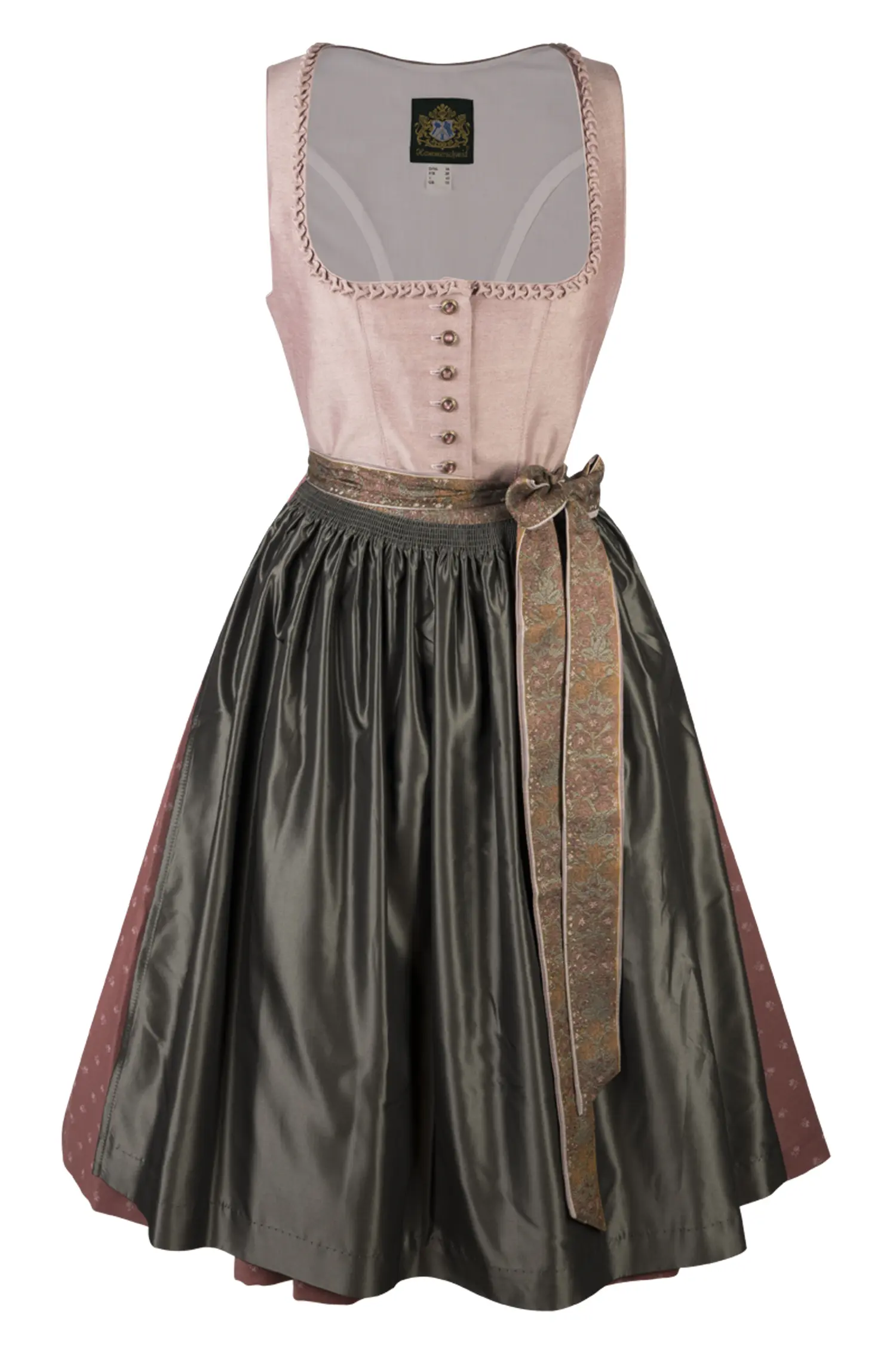 Hammerschmid Dirndl Pillersee in rosa / tanne