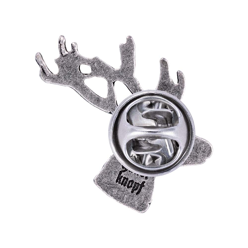 Hirsch in Altsilber von Gaudiknopf