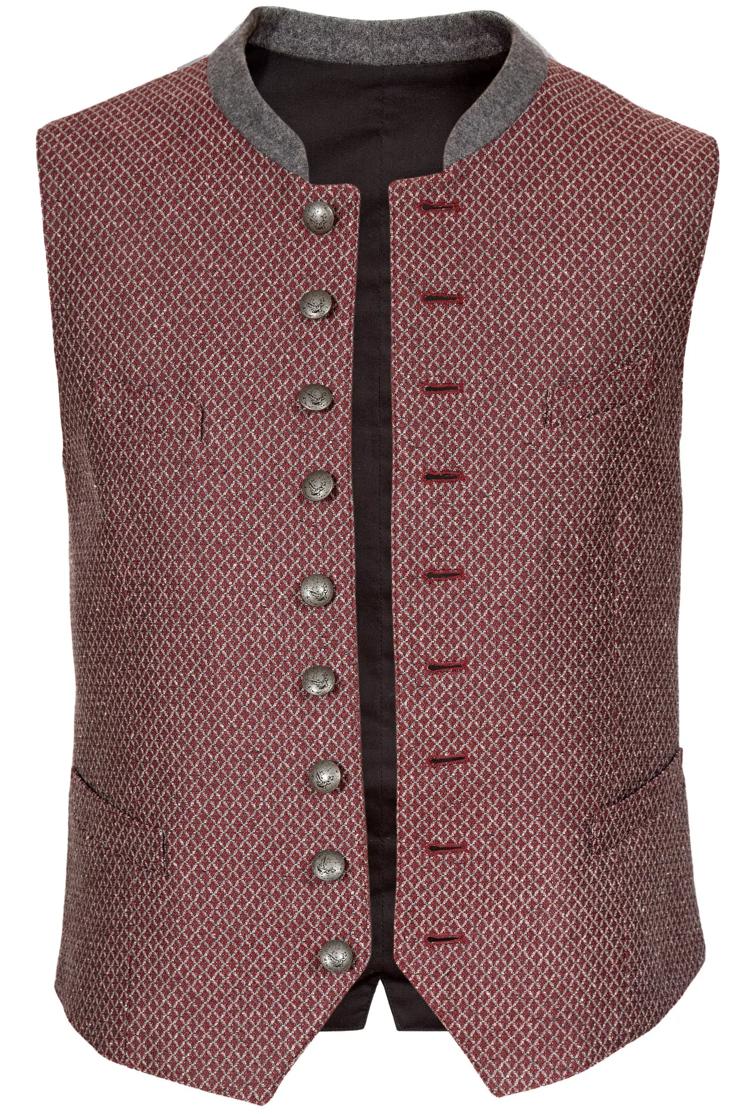 trachtenweste-bordeaux-grau-1345-0168-rt7-20-08d-3282-a Herren Trachten Weste Ansbach in bordeaux