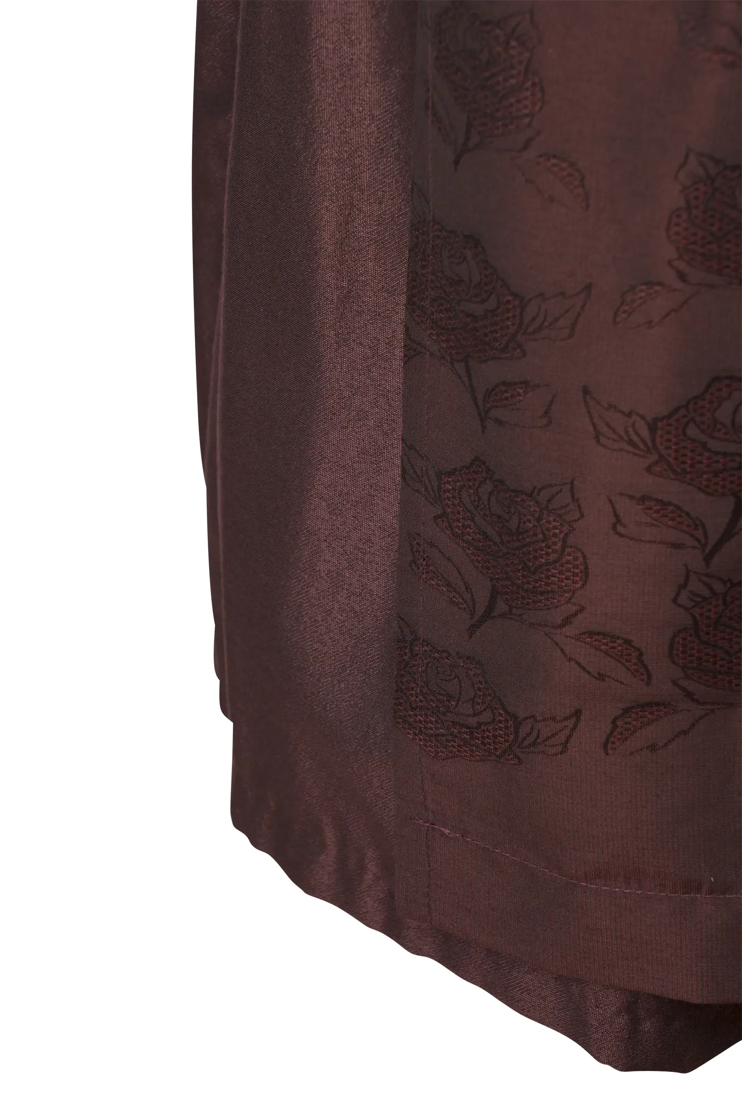 Dirndl Isabella in bordeaux - Detail Rock