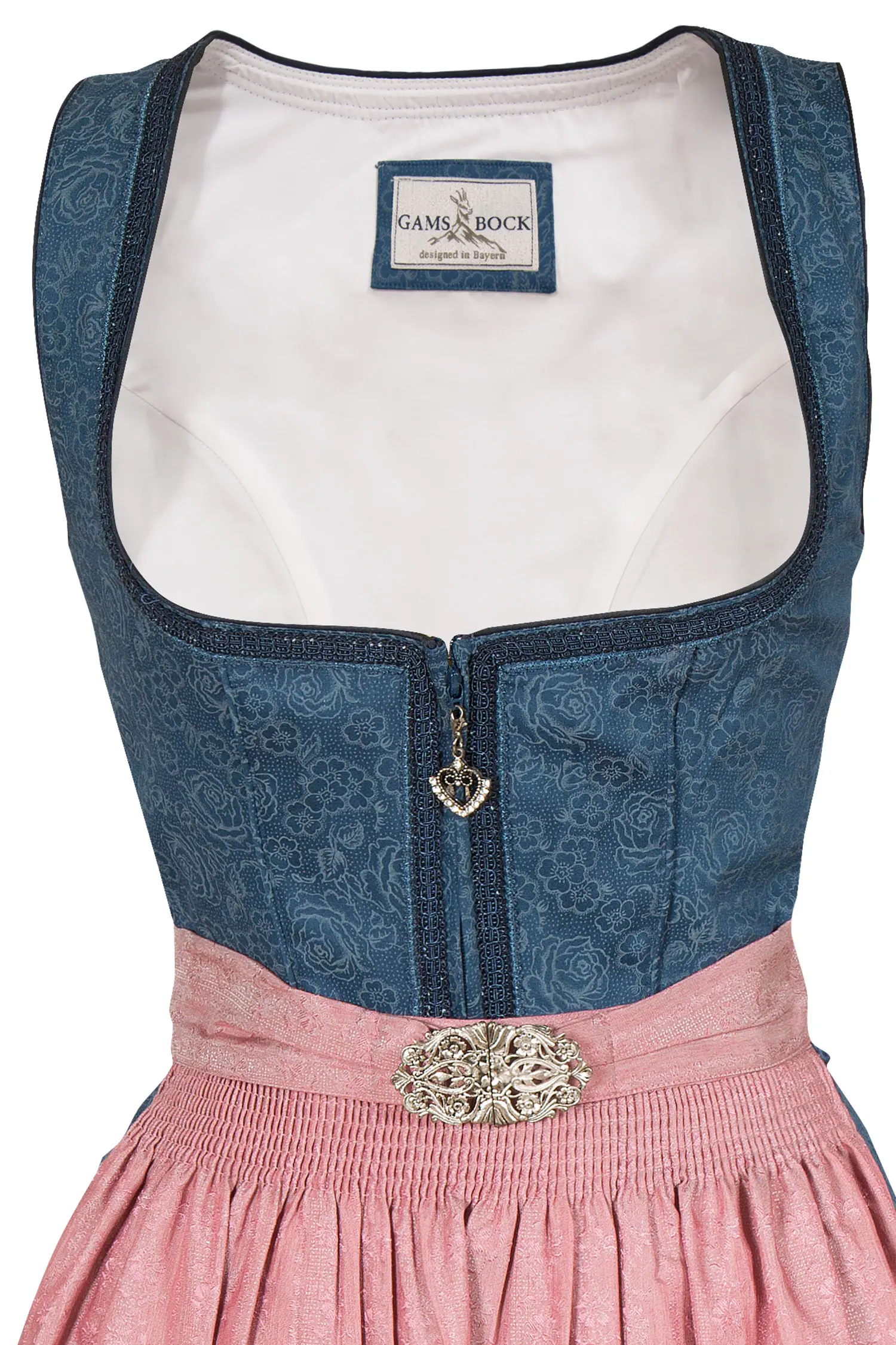 midi-dirndl-dunkelblau-rosa-3091-1475-bl8-20-08f-3434-b Midi Dirndl in dunkelblau und rosa mit Reißverschluss Mieder