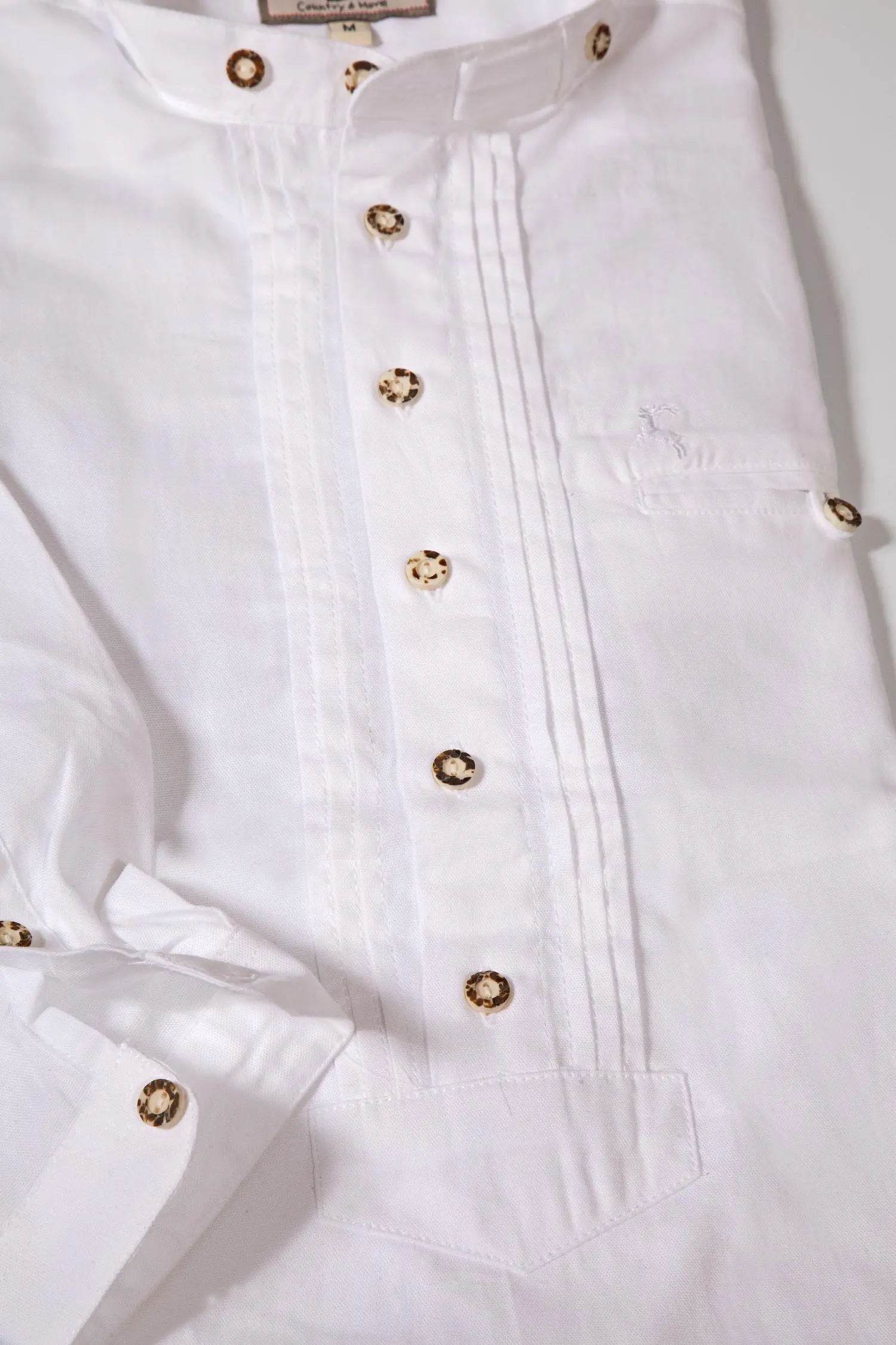 1501-0007-ws2-20-03g-8694-d Trachtenhemd aus Leinen in weiß als Schlupfhemd Schlupf