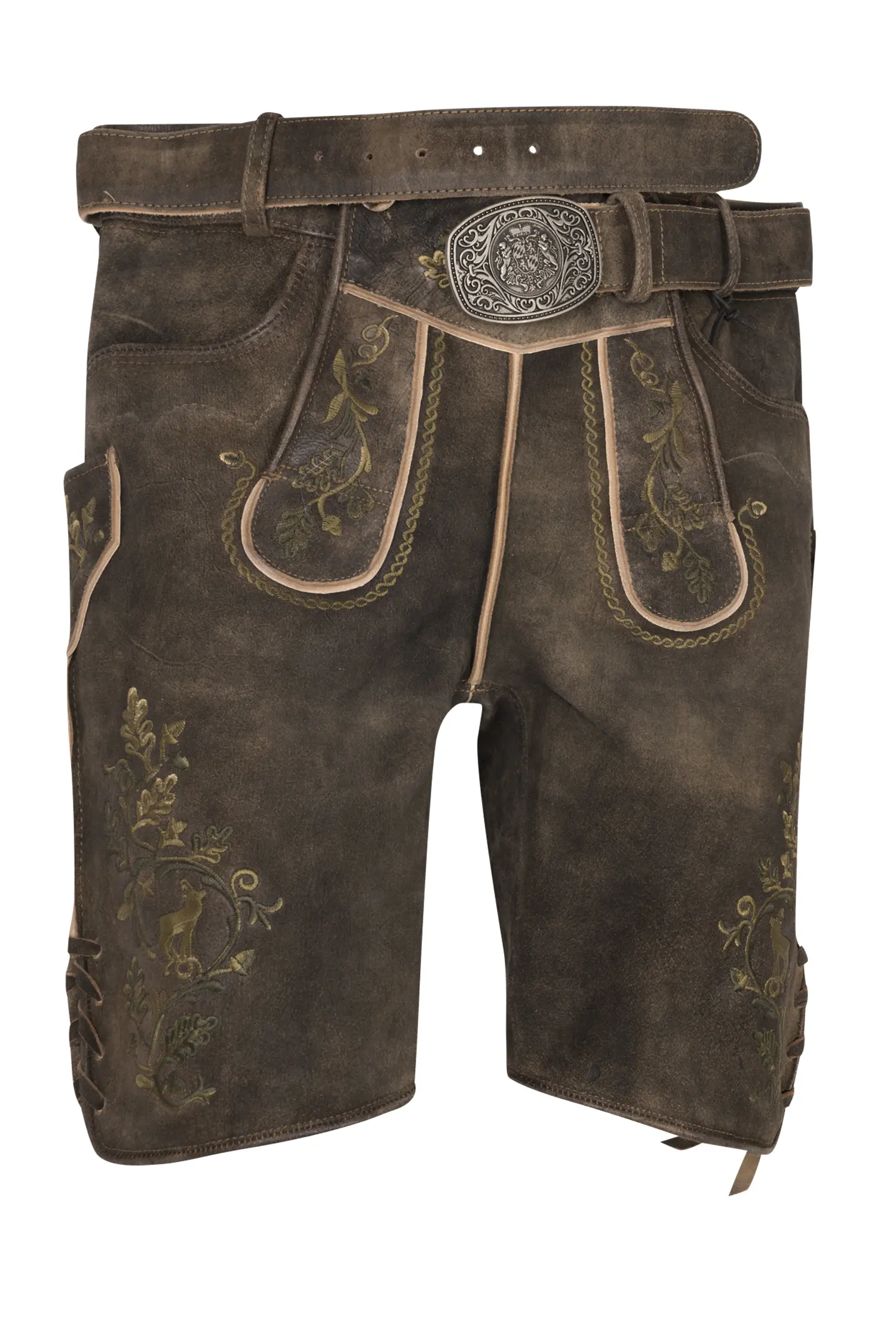 Lederhose Leonardo in Sand Farben