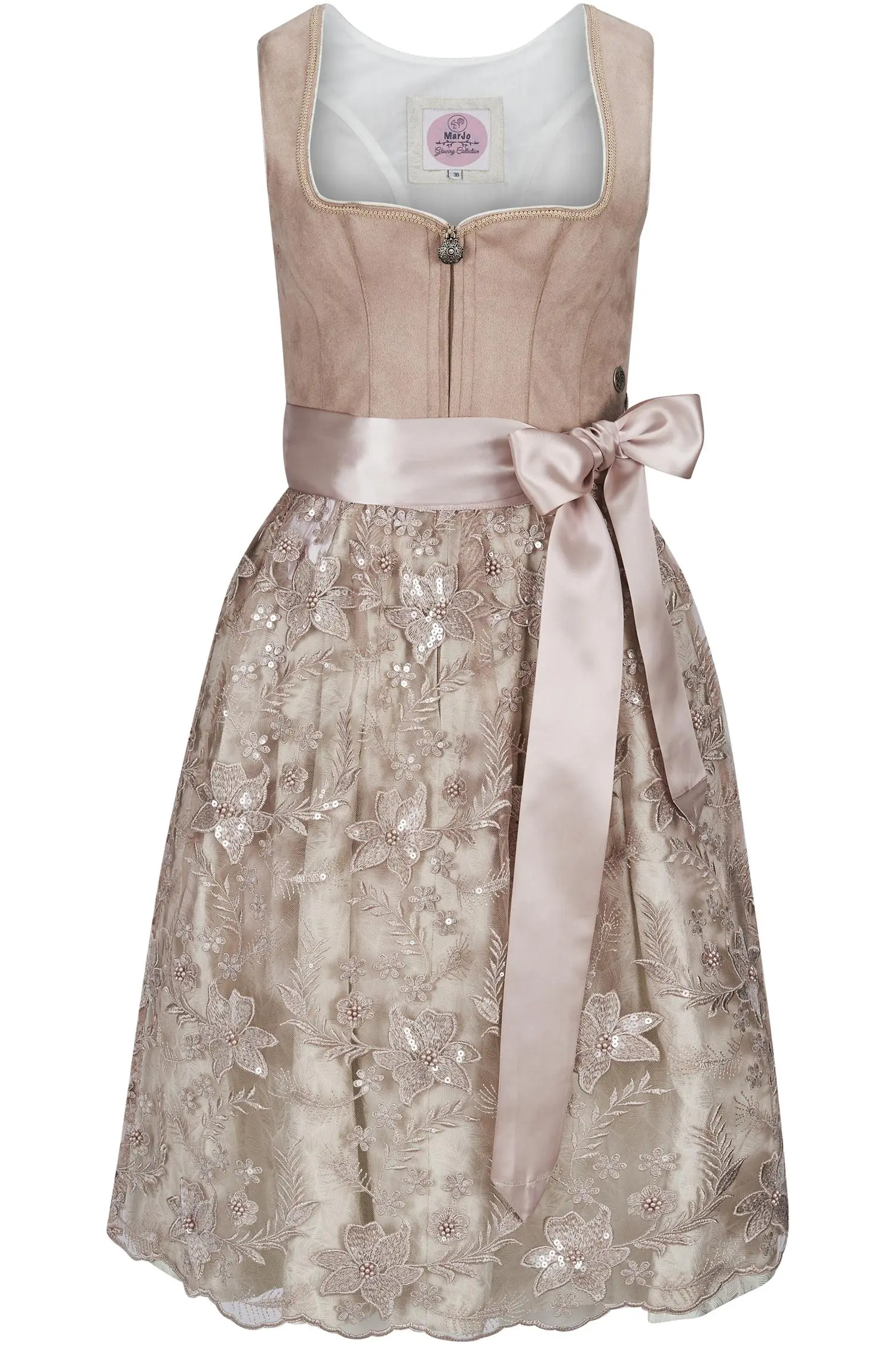 Dirndl Schongau von Marjo in Beige Dirndl Schongau von Marjo in Beige