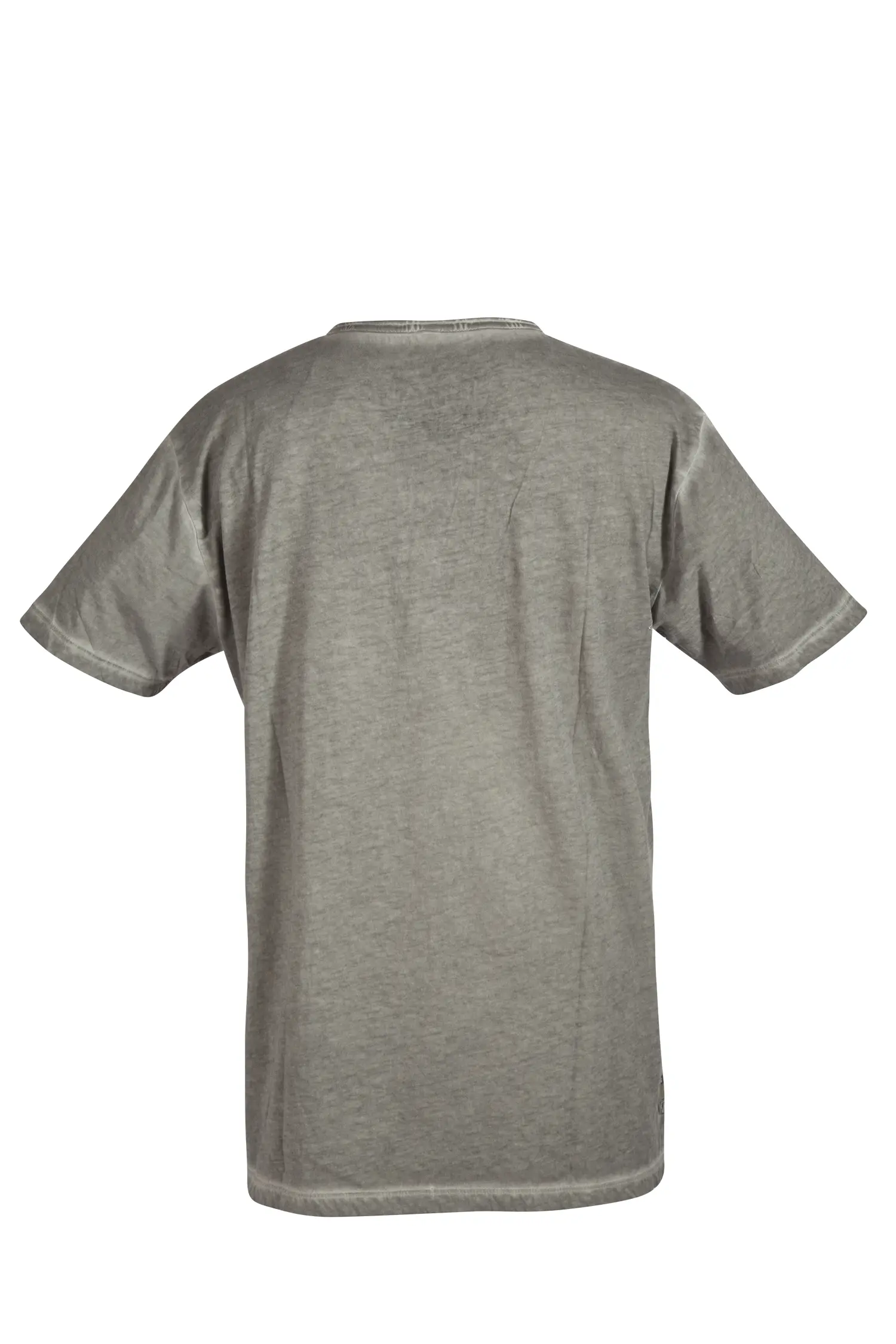 Herren Trachten T-Shirt Berghero in steingrau - Rückansicht