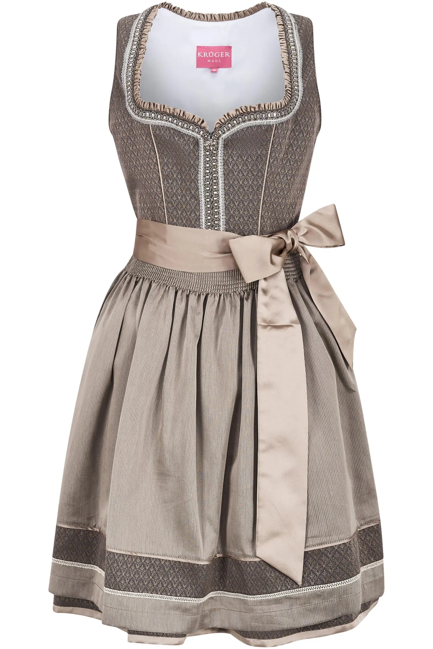 Dirndl Lauranne von Krüger in Grau Krüger Dirndl Lauranne