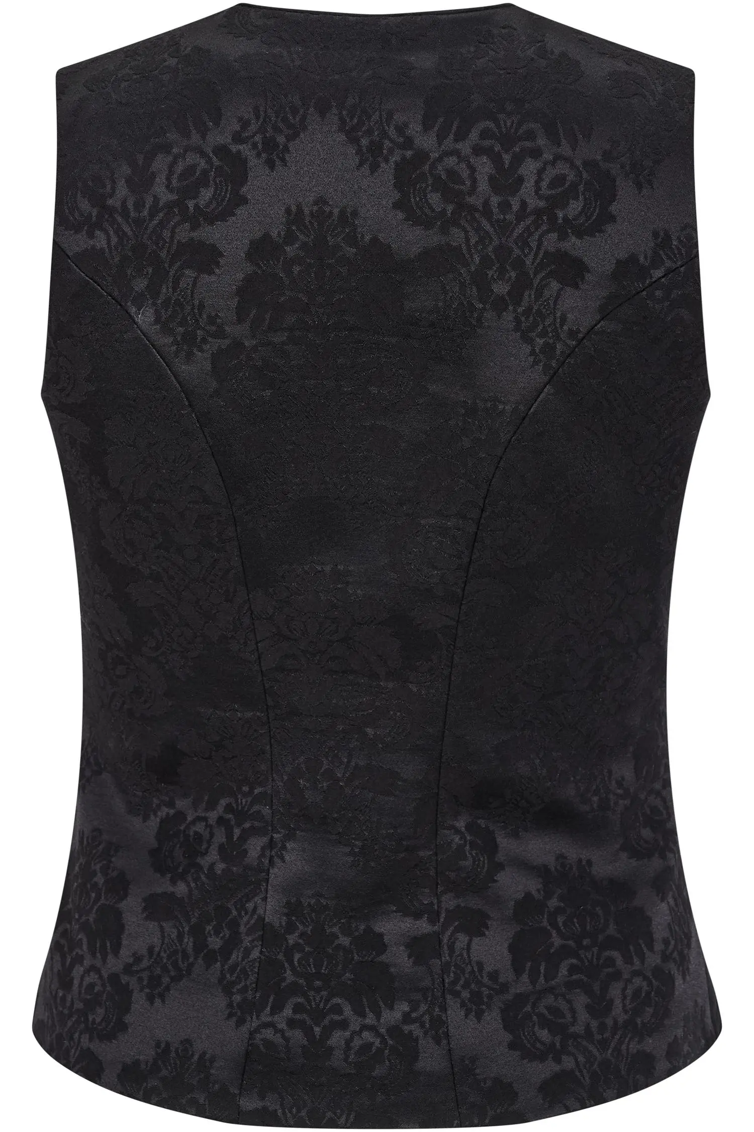 Schwarzes Mieder mit Floralem Muster von Berwin&Wolff