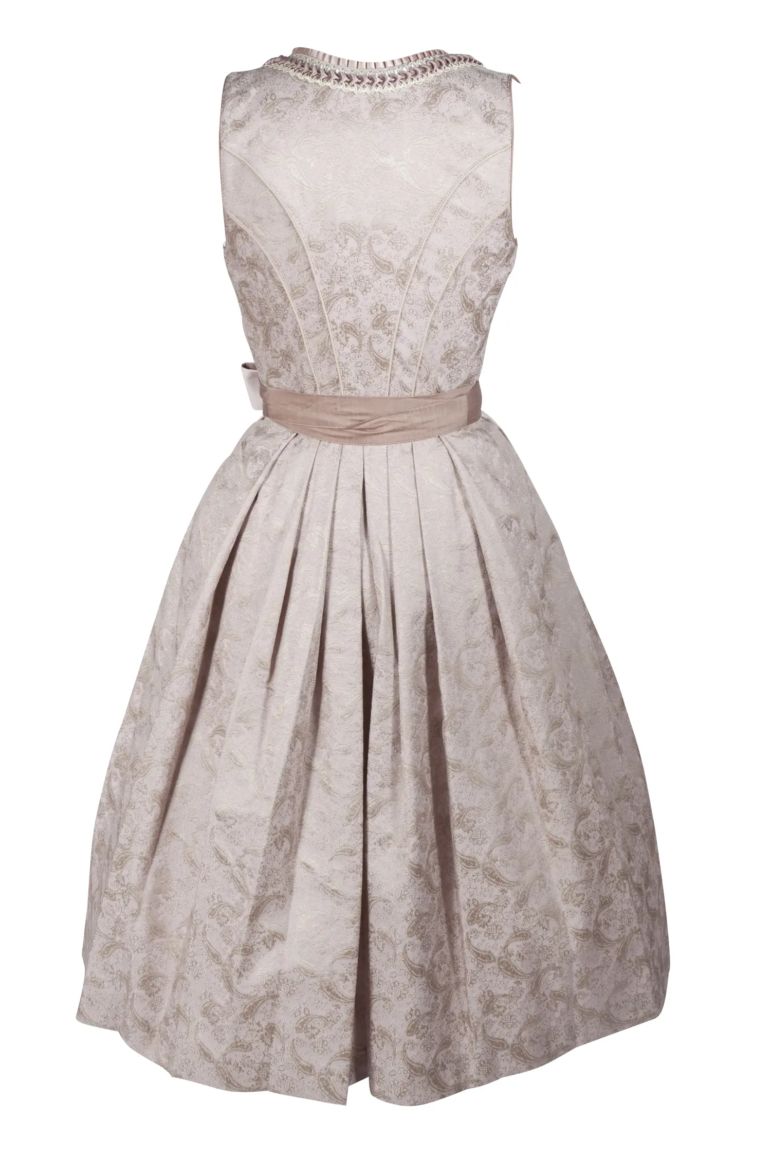Dirndl Enid in puder/rosa - Rückansicht