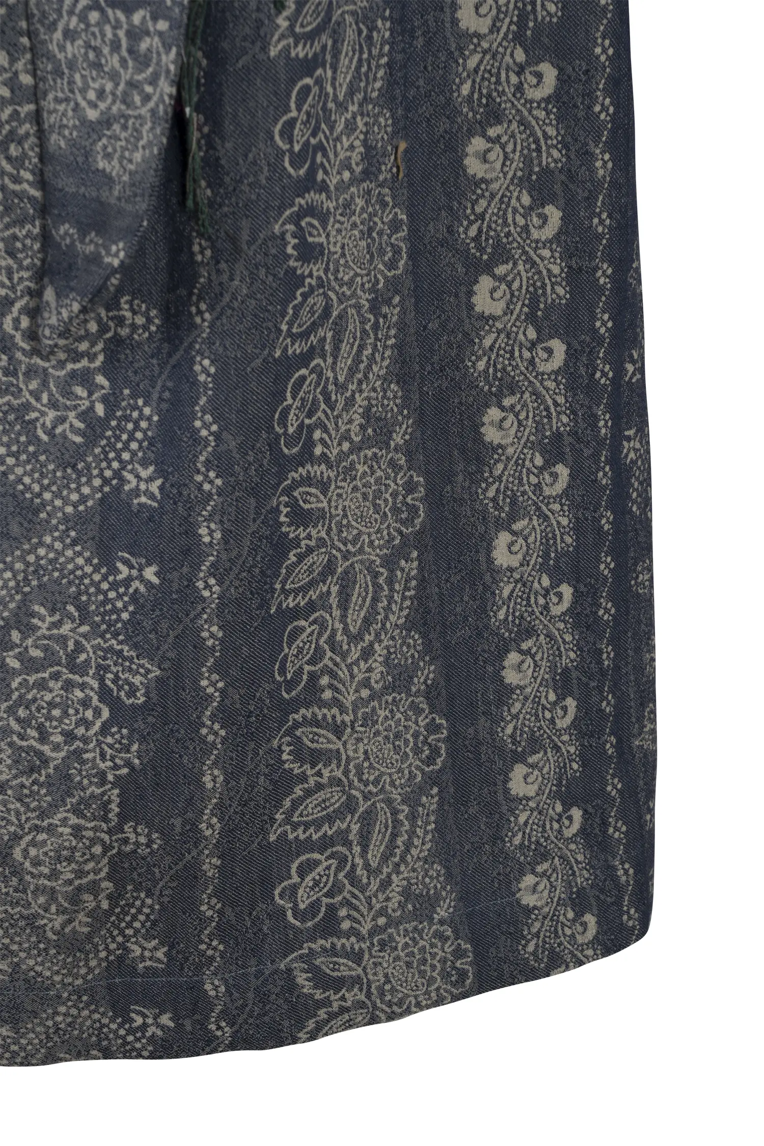 Dirndlschürze dunkelblau 70 cm - Detail