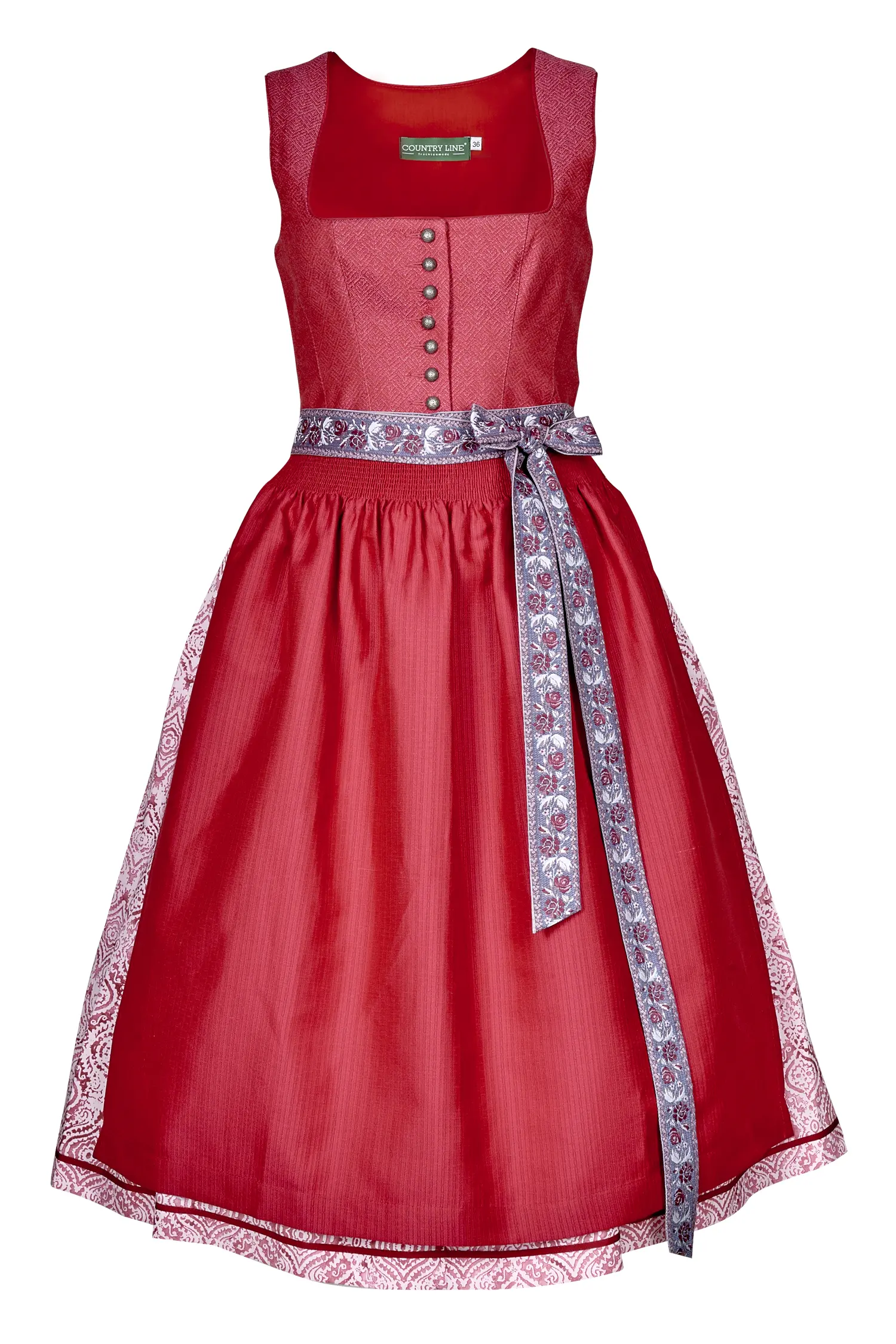 Dirndl in rot von Country Line Country Line Dirndl in rot