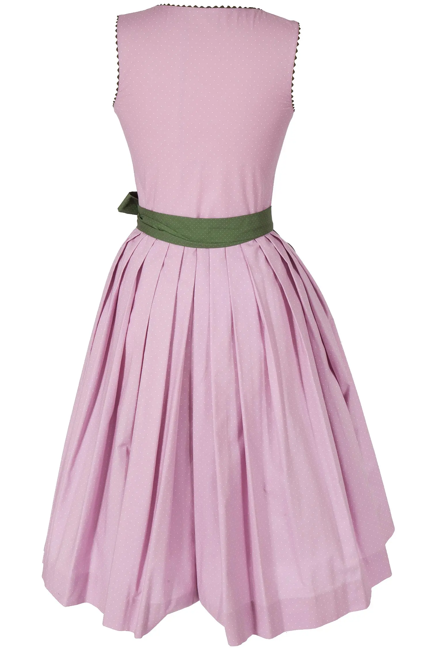 Sportalm Dirndl aus Baumwolle in altrosa Hitzgwand hinten