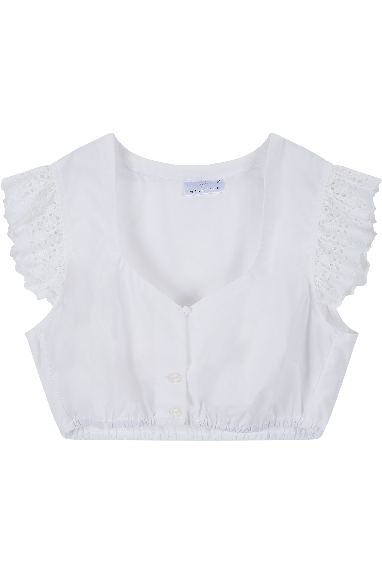 Dirndlbluse Fritzi von Waldorff in Weiß Dirndlbluse Patricia in Weiß von Waldorff