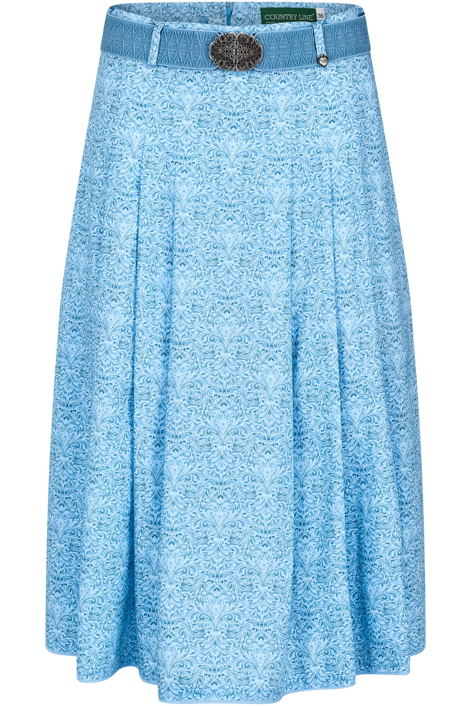 Rock von Country Line in Hellblau Hellblauer Rock von Country Line