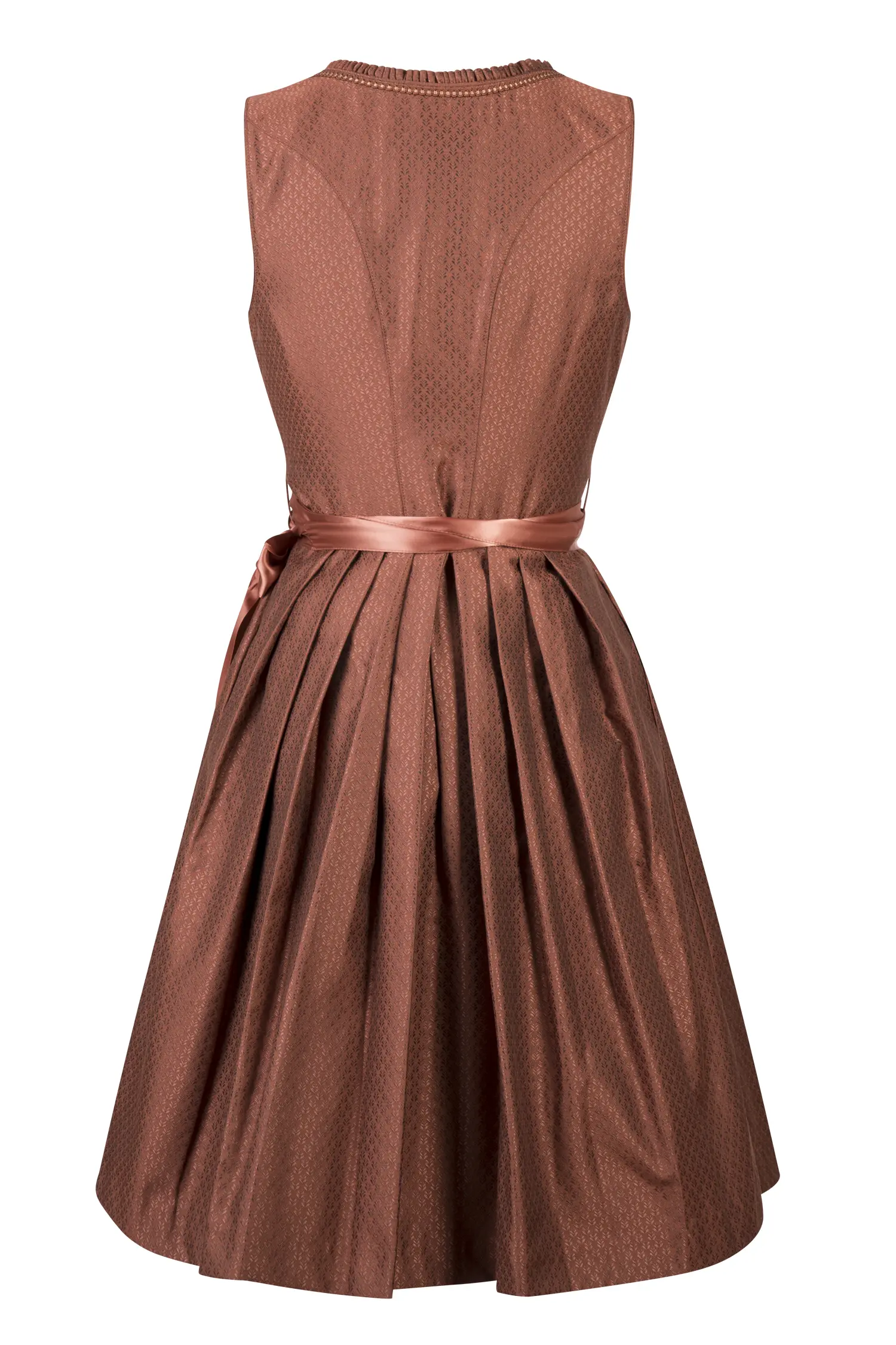 Dirndl Thiersheim in Rostfarben Rückansicht