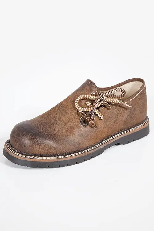 Kinder Trachtenschuhe Maxi in dunkelbraun 