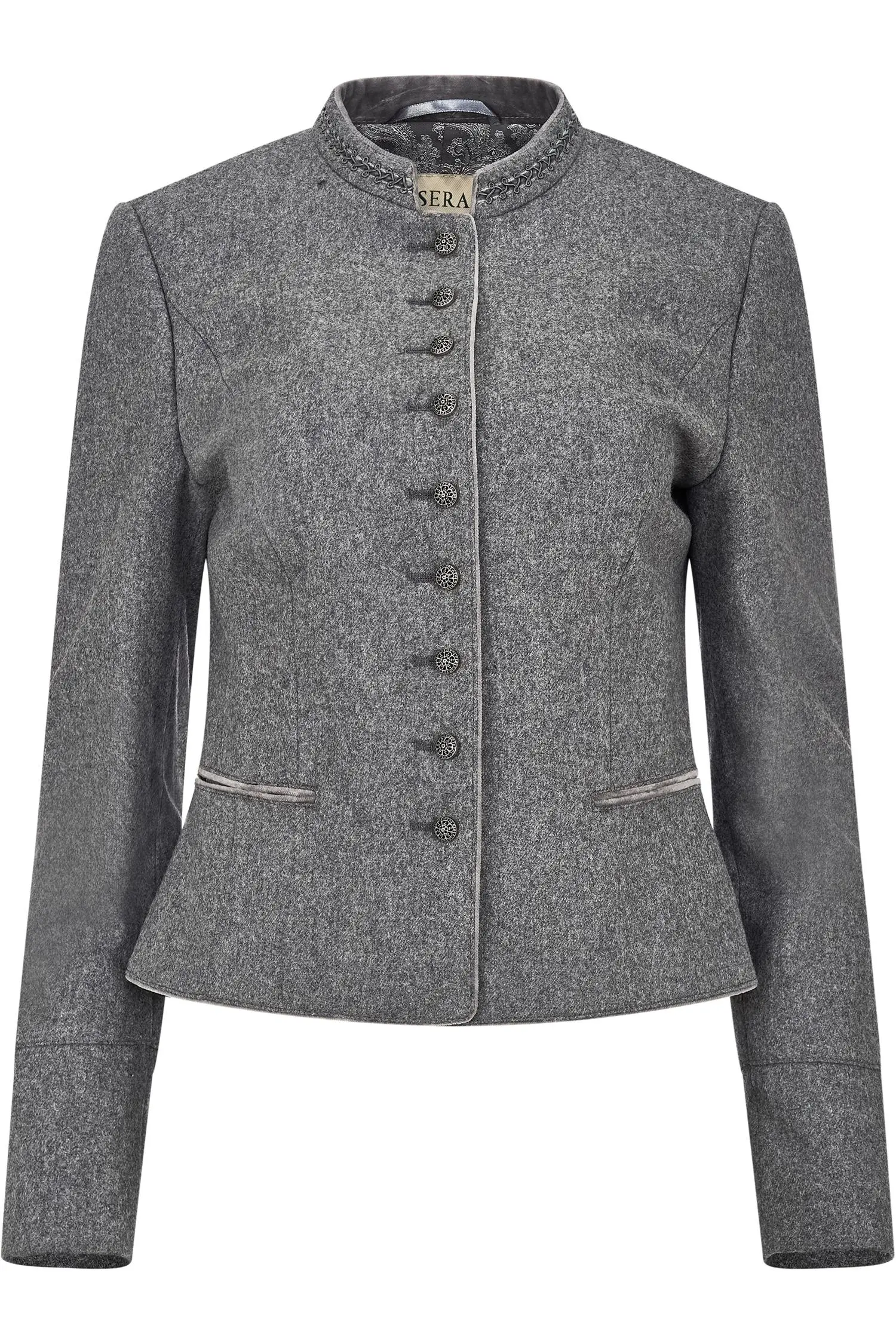 Kaiseralm Damenjanker Claris-B in Grau